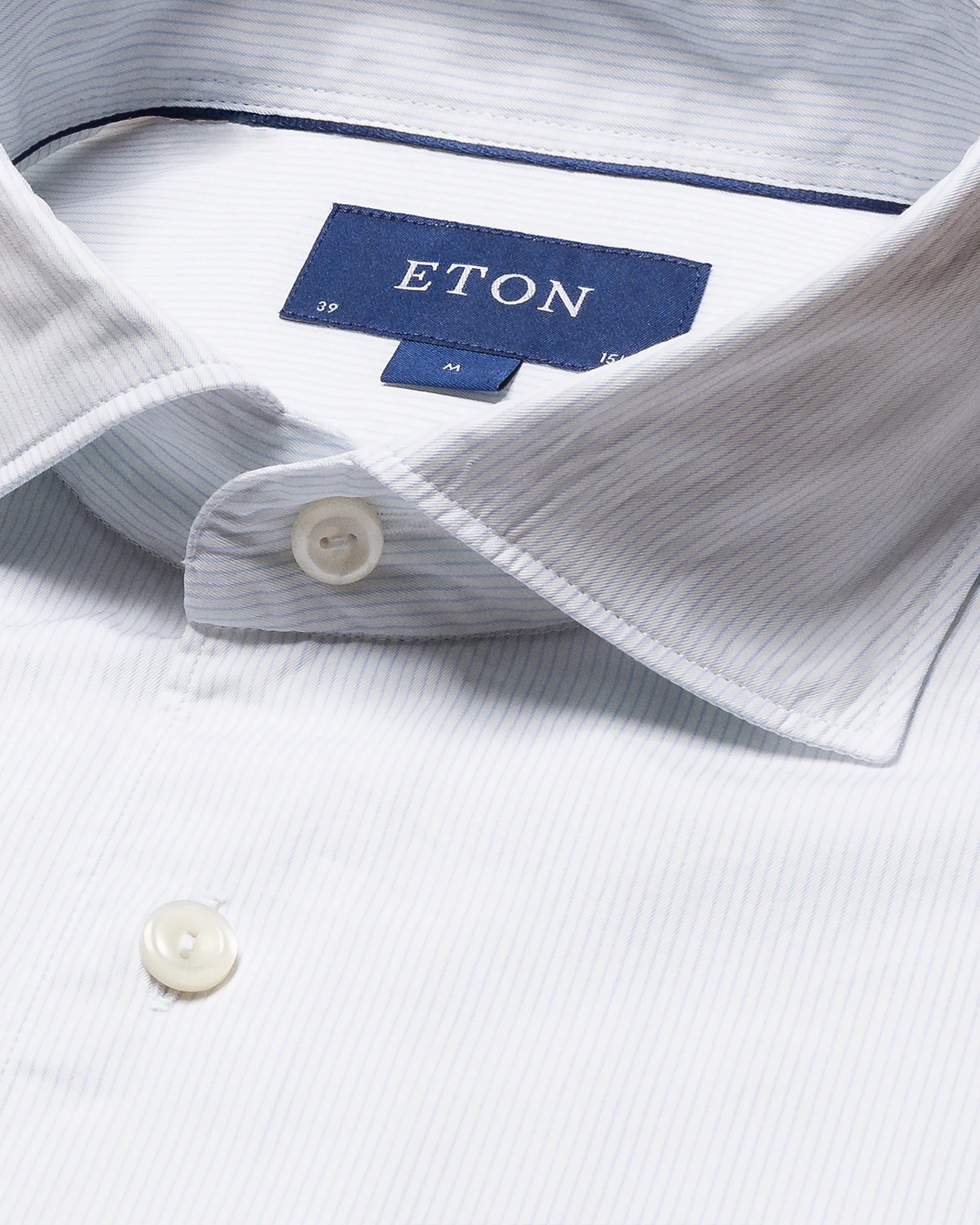 Eton - light blue twill widespread