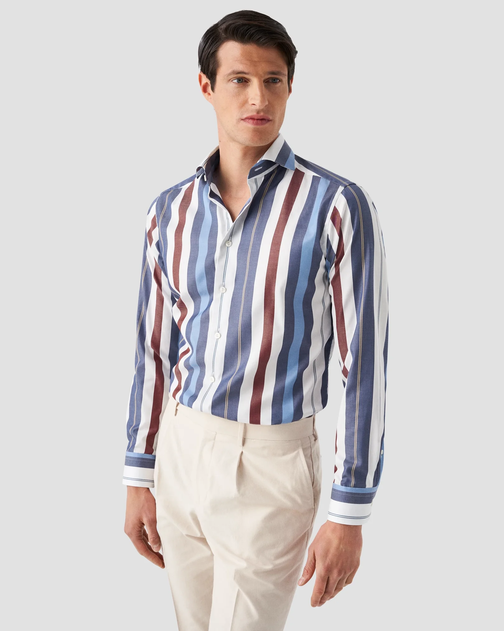 Eton - red signature twill