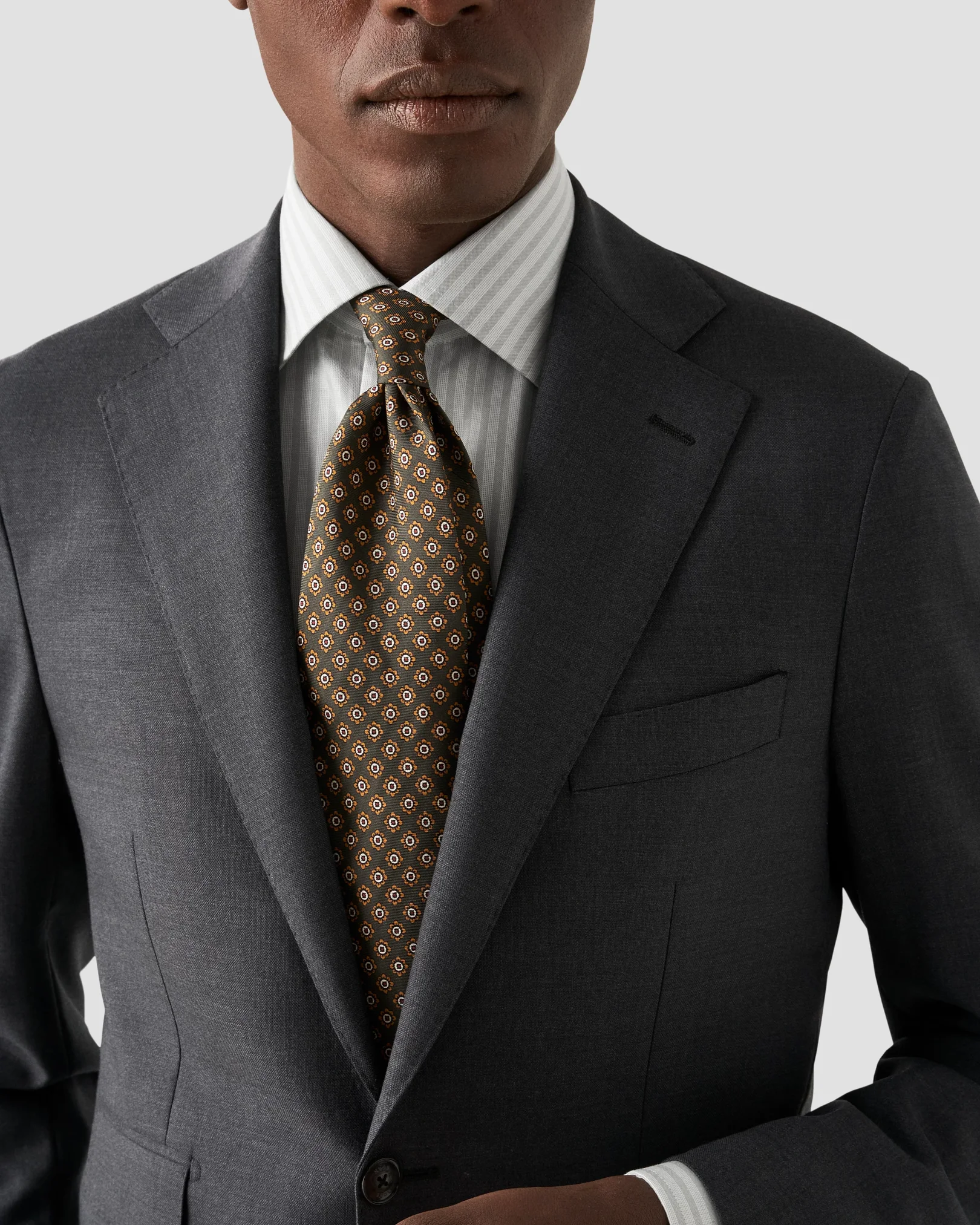 Eton - fine light green oxford