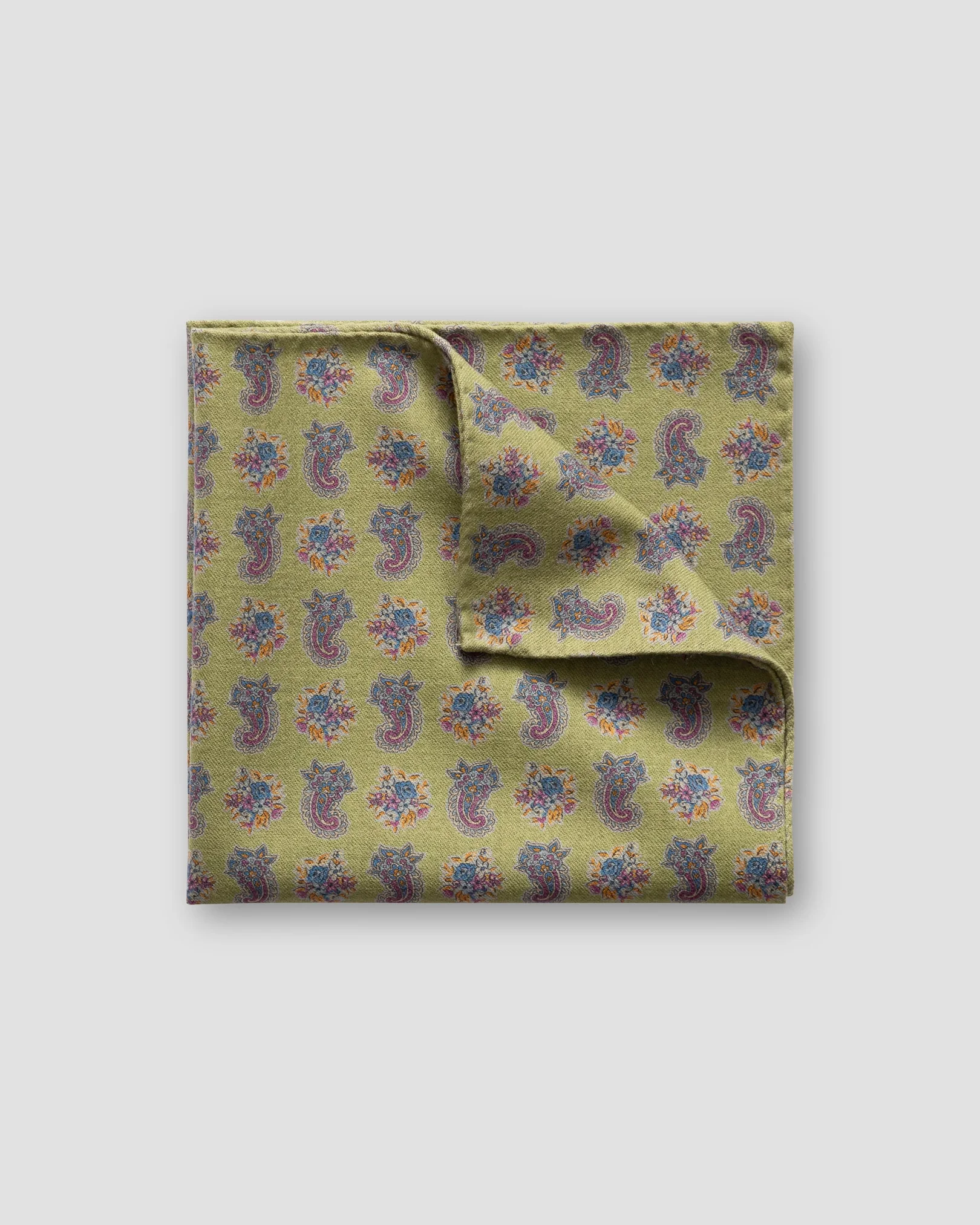 Eton - mid green pocket square