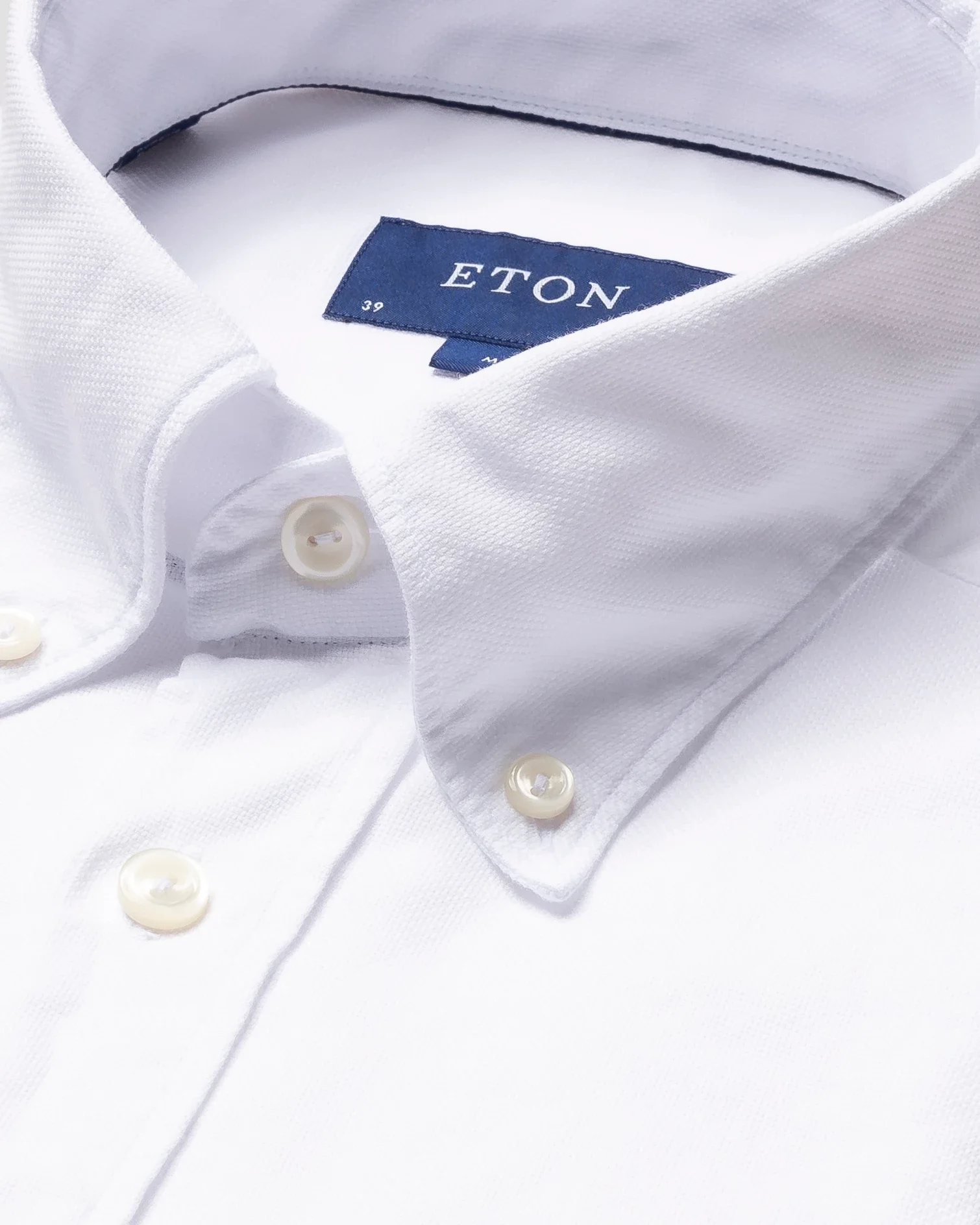 Eton - white royal oxford shirt soft