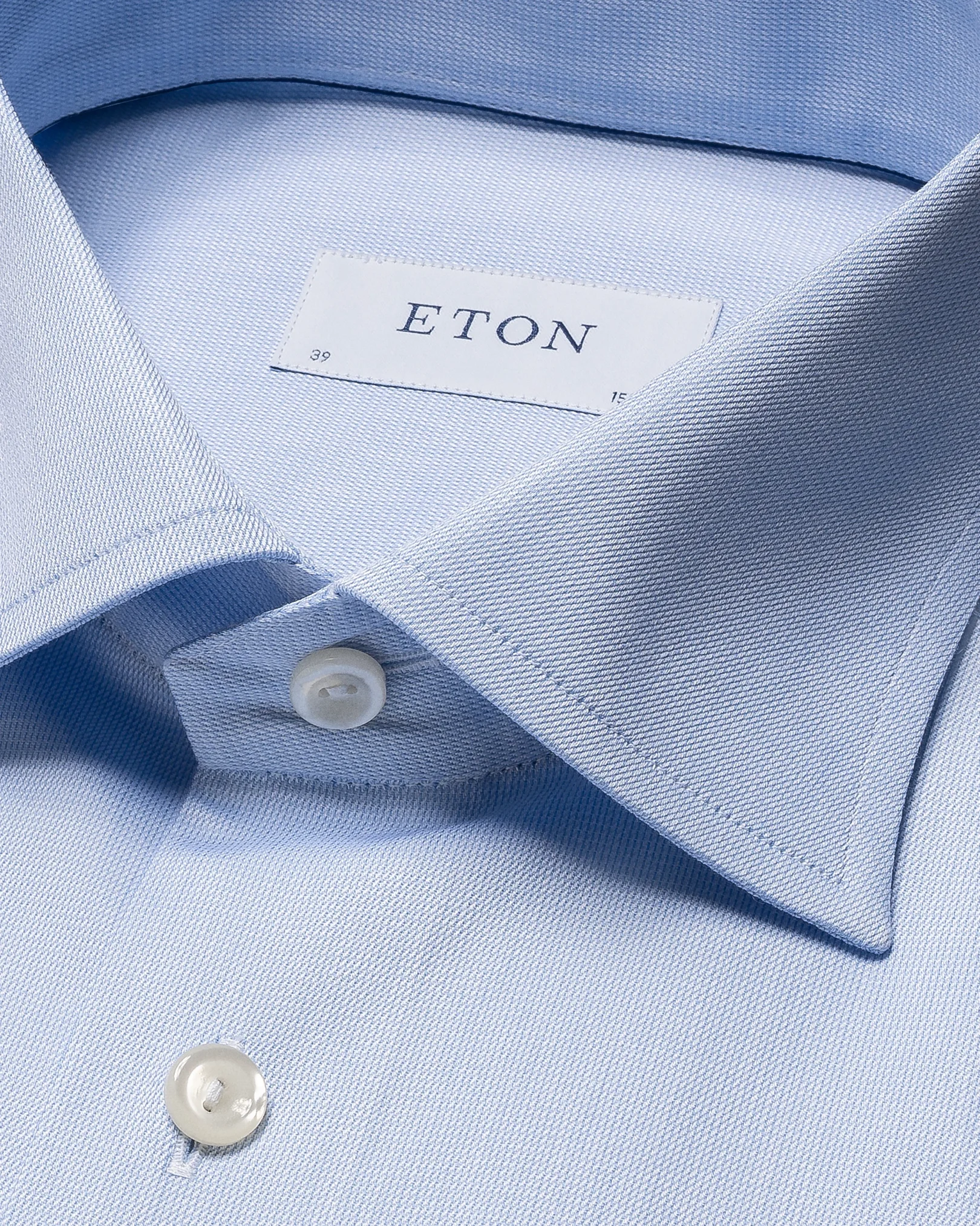 Eton - solid light blue twill