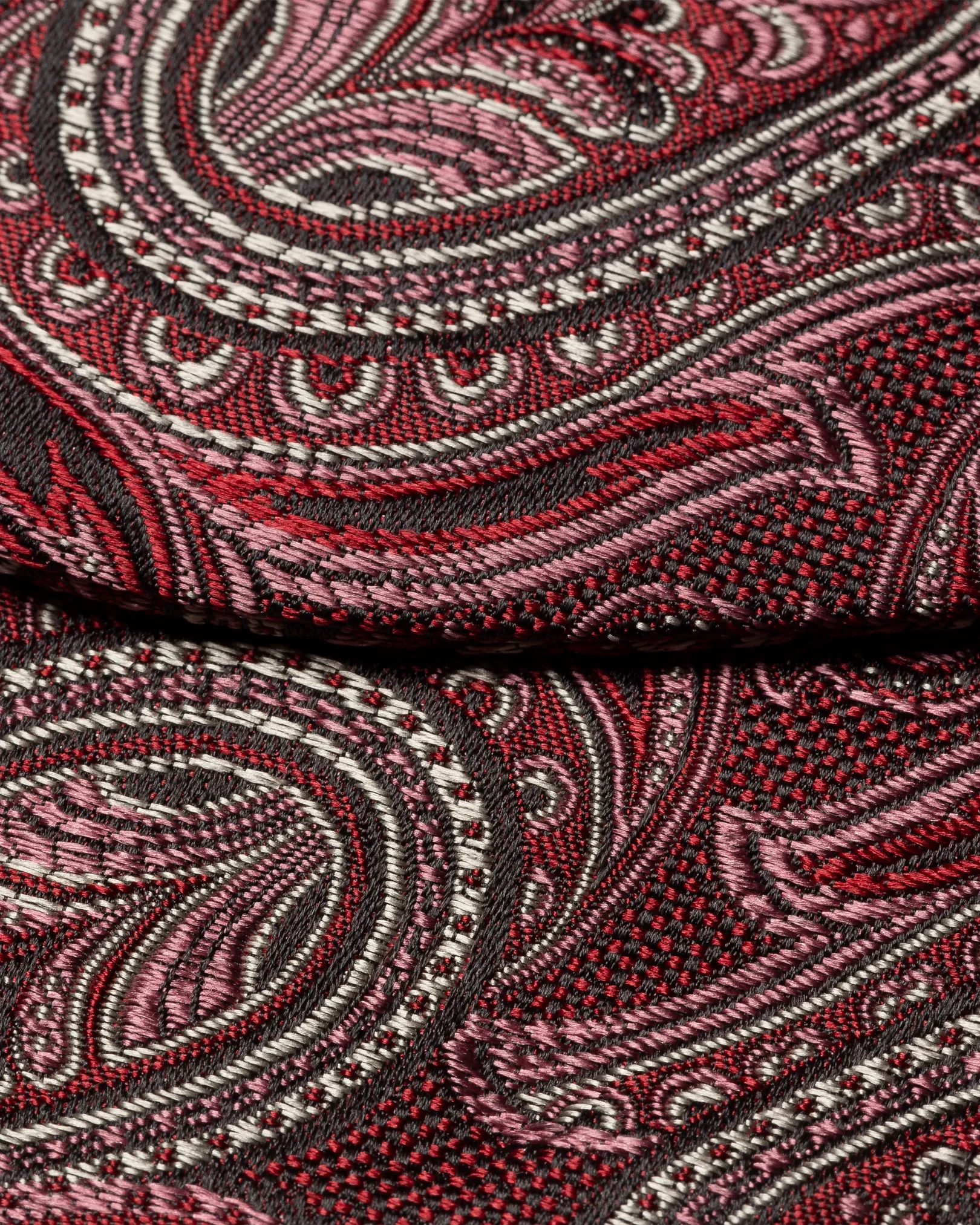 Eton - red paisley bow tie