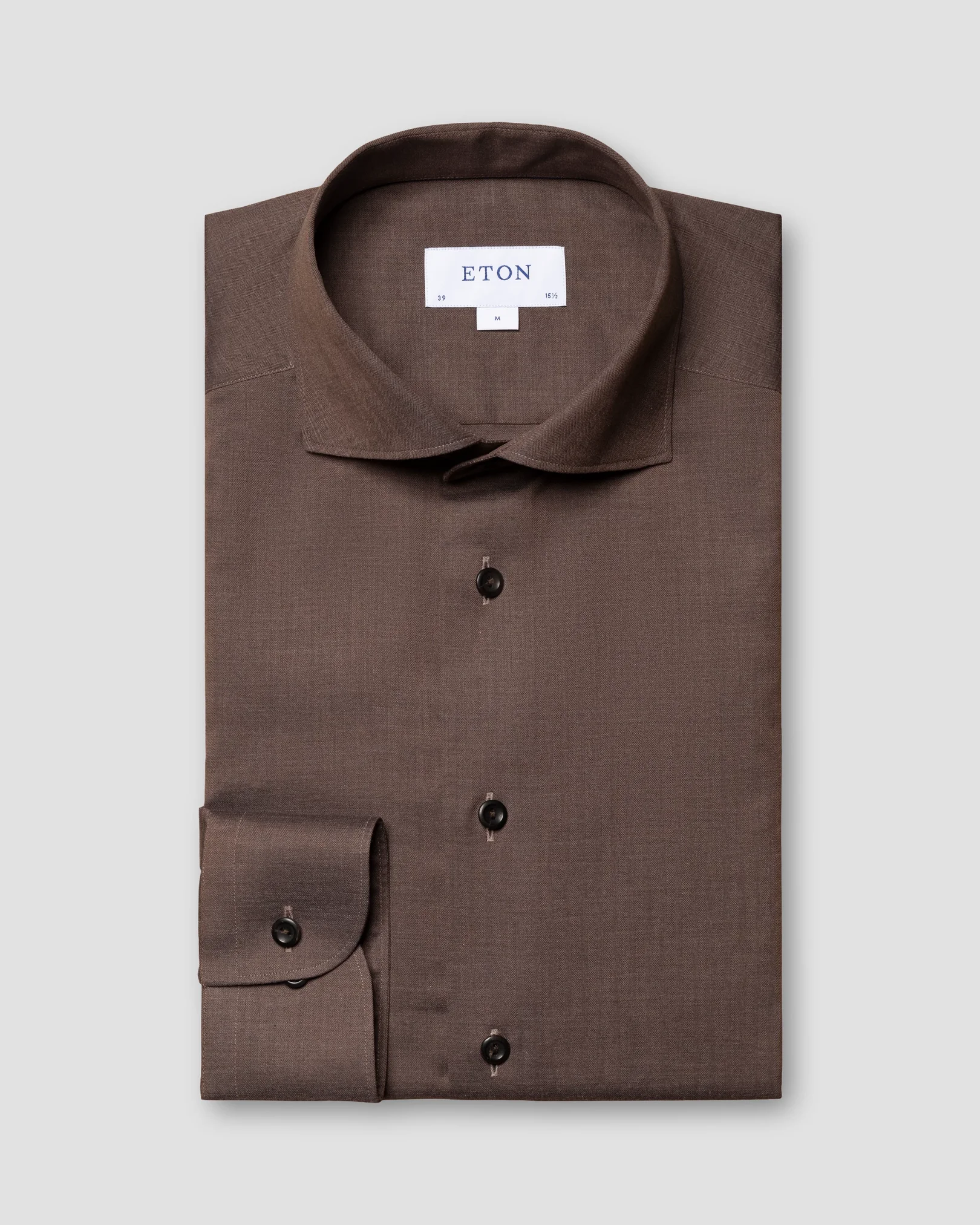 Eton - dark brown flannel
