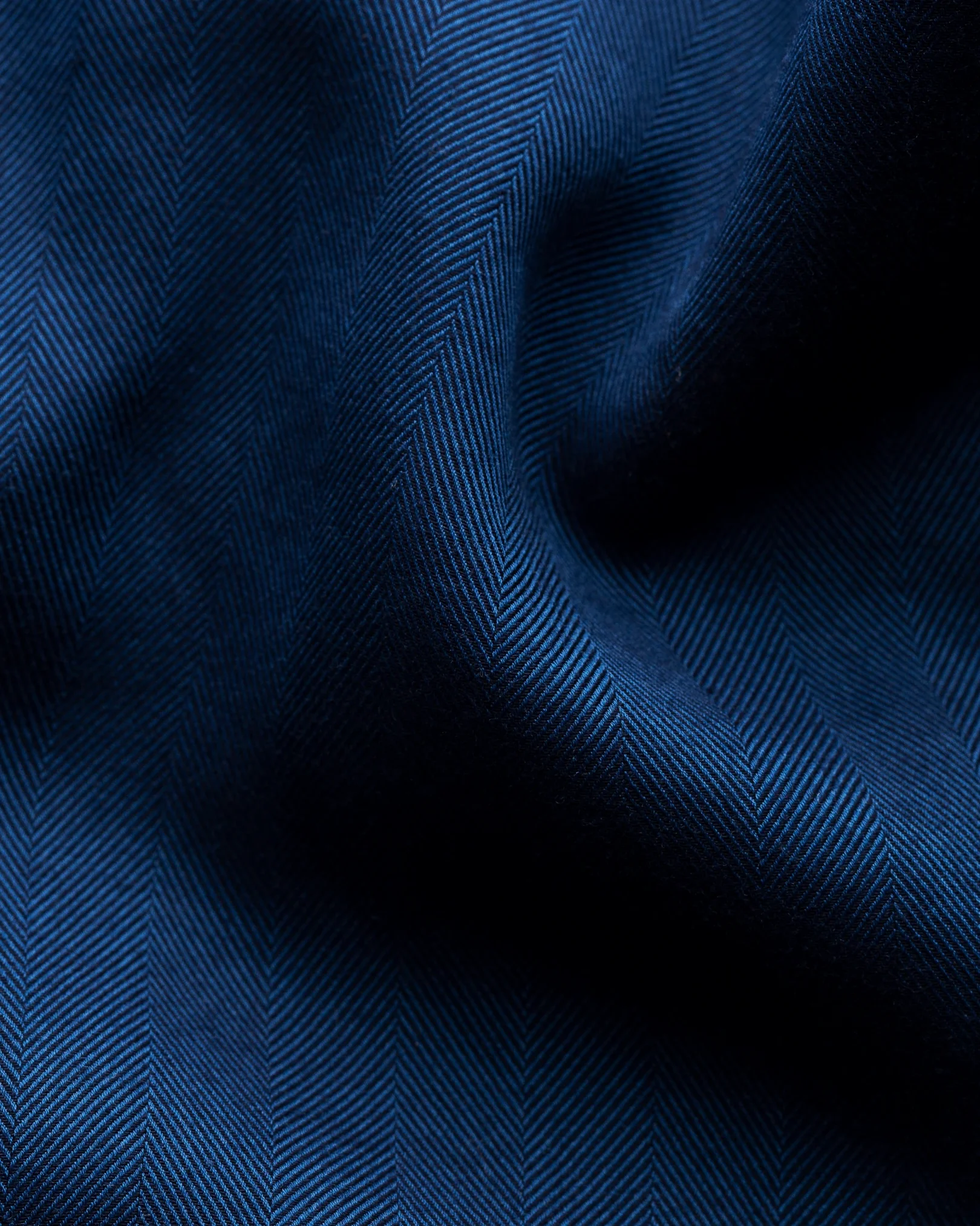 Eton - dark blue lightweight flannel