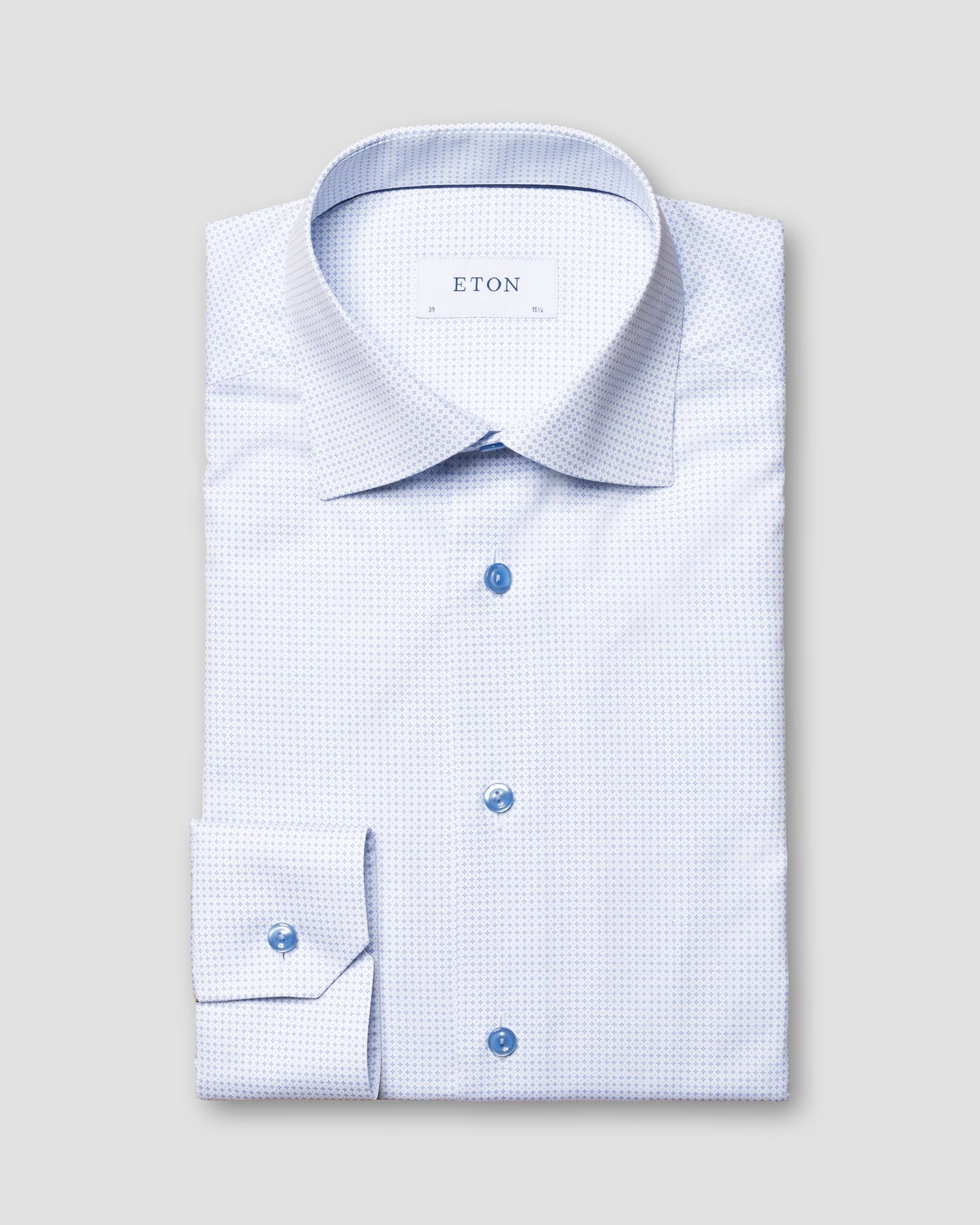 Eton - light blue poplin cut away single