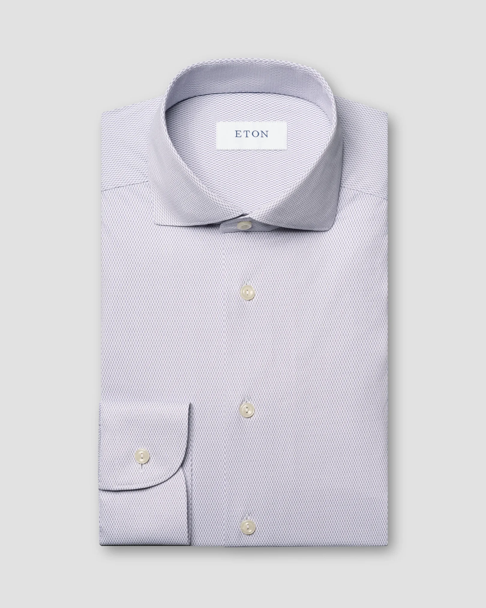 Eton - semi solid four way stretch shirt