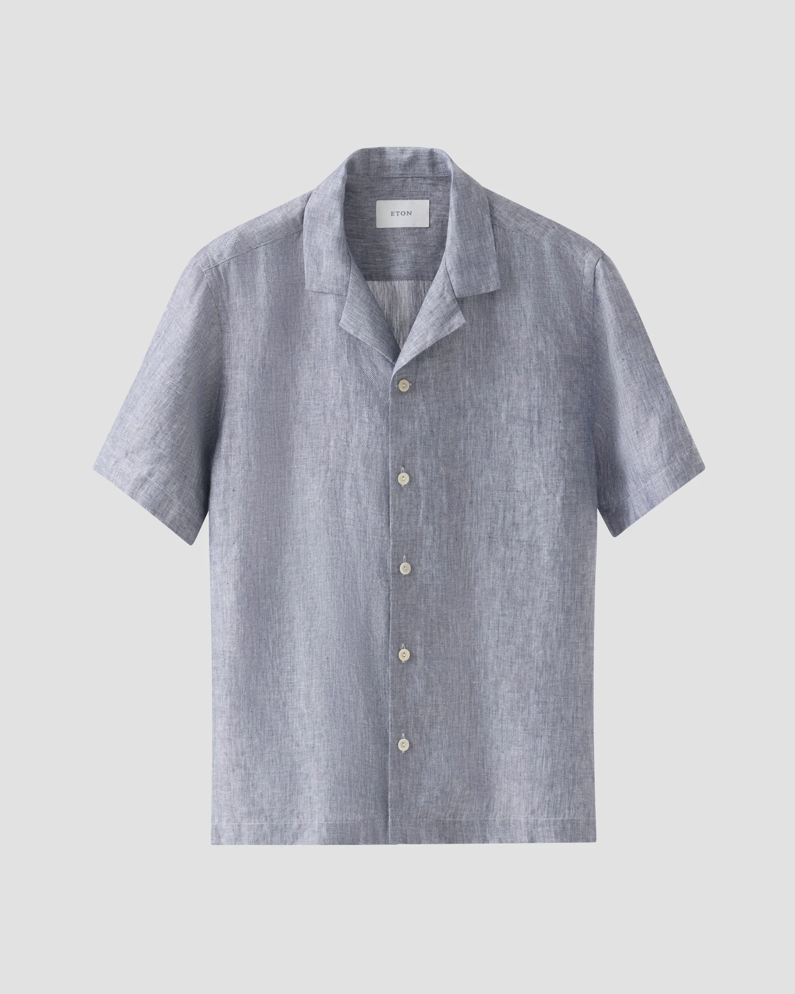 Eton - Resort-Hemd aus Leinen-Twill