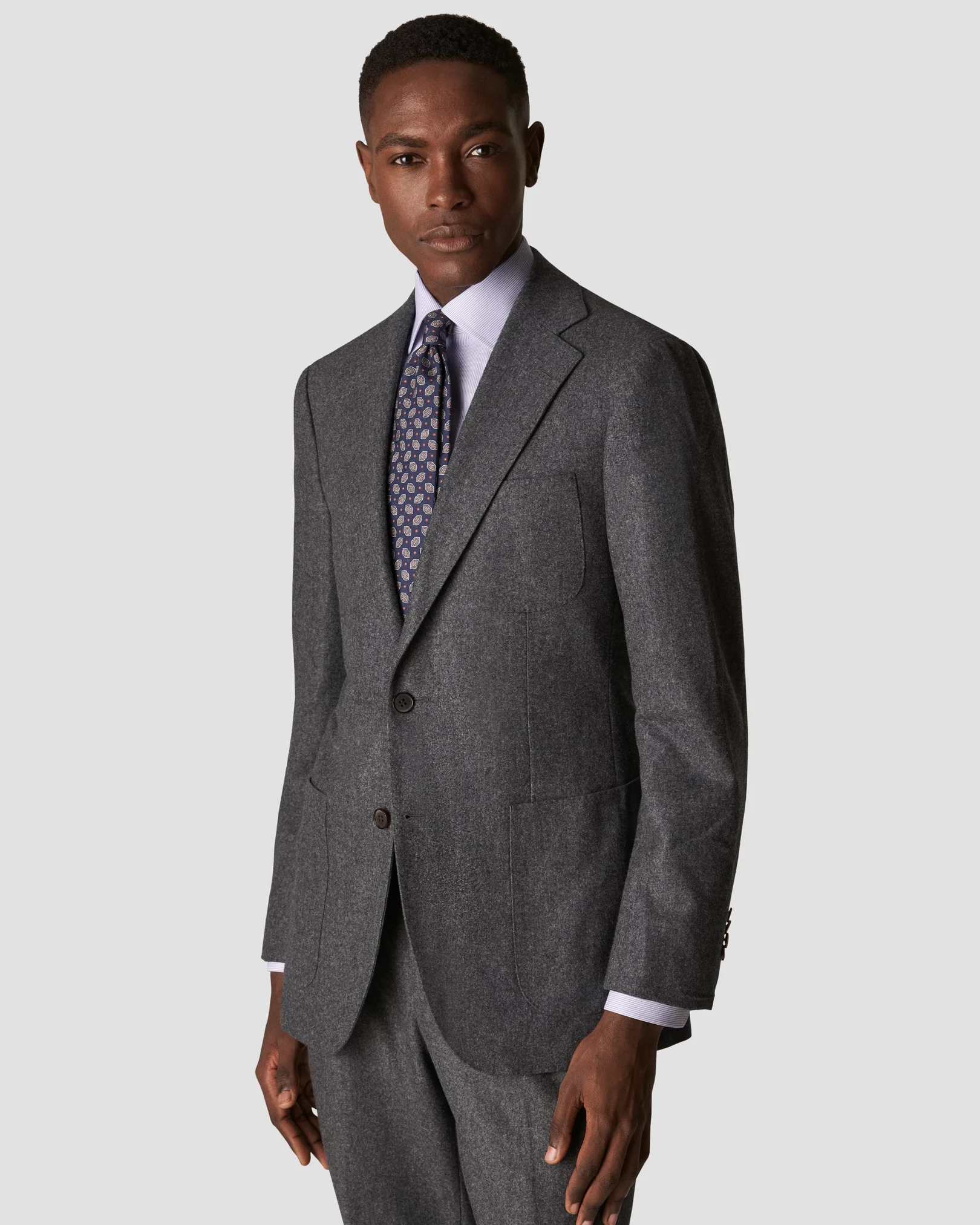 Eton - light purple poplin cutaway