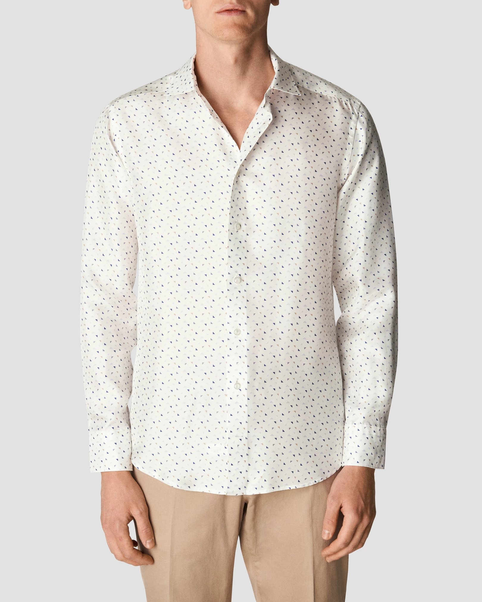 Eton - white silk twill