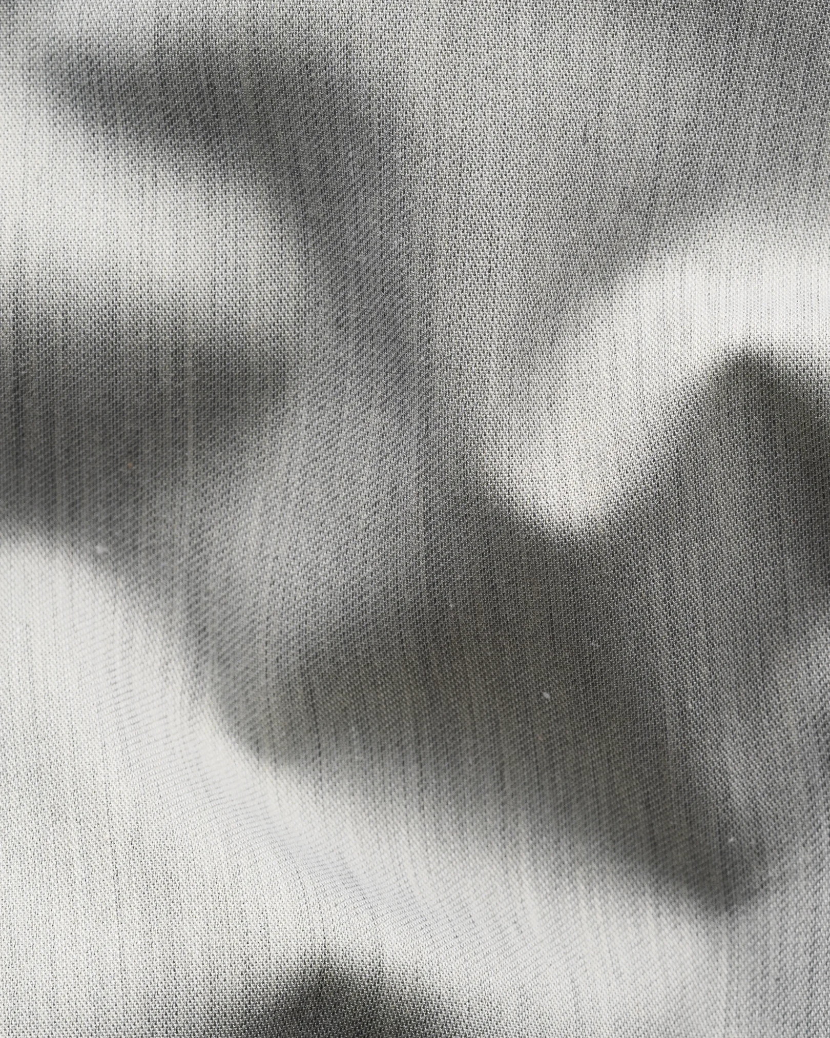 Eton - light green solid fine twill shirt