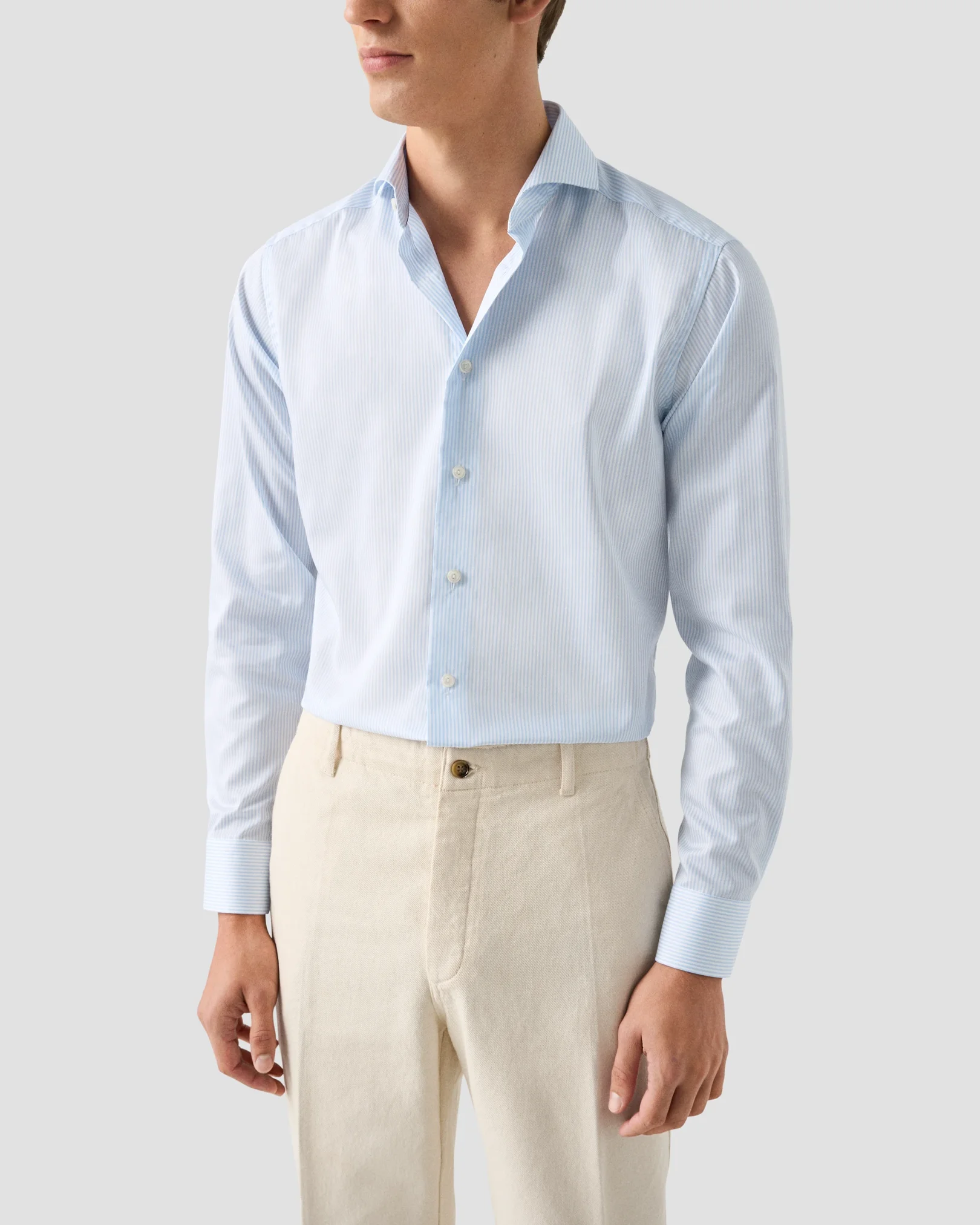 Eton - Fine Striped Twill Shirt