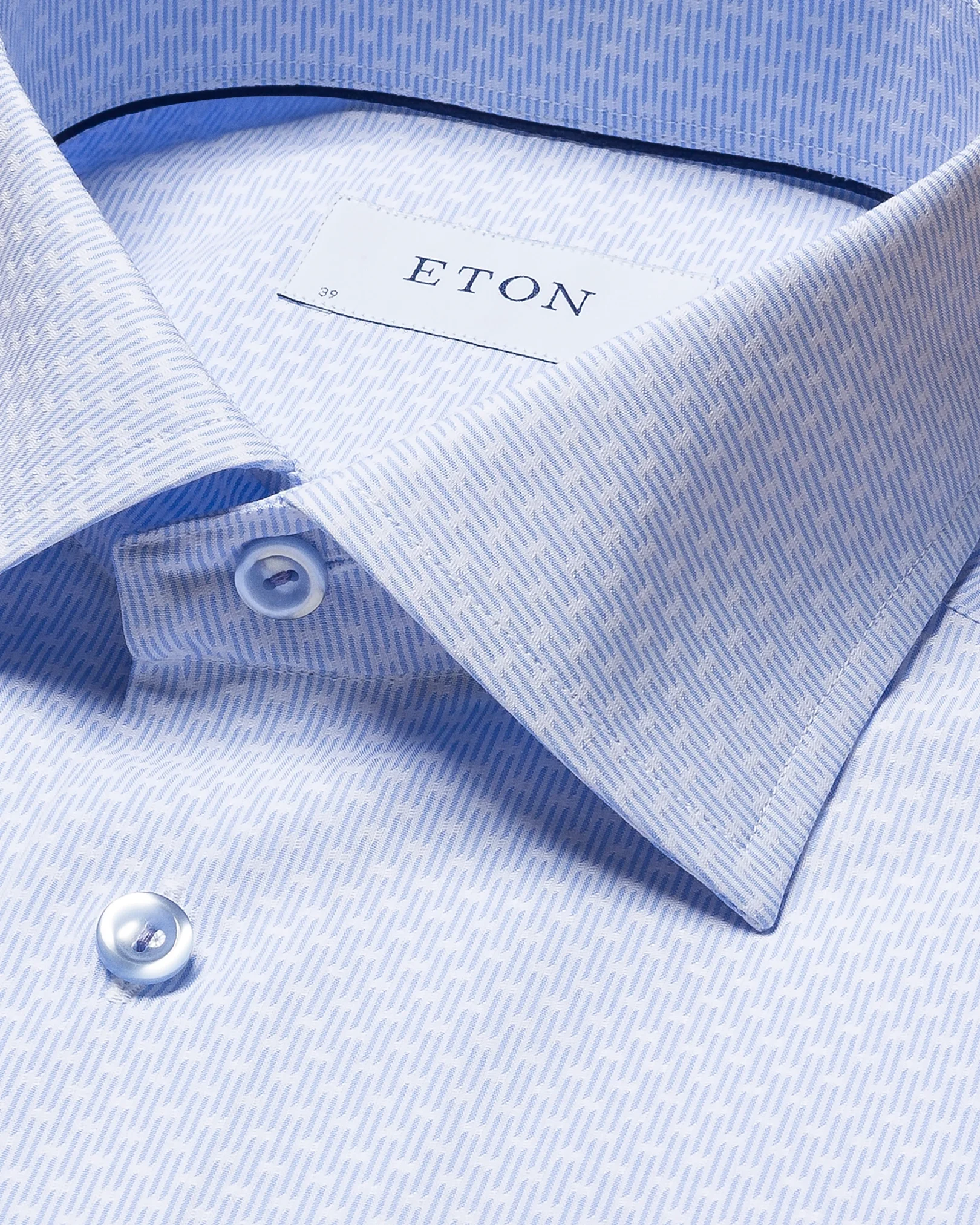 Eton - light blue dobby spring summer