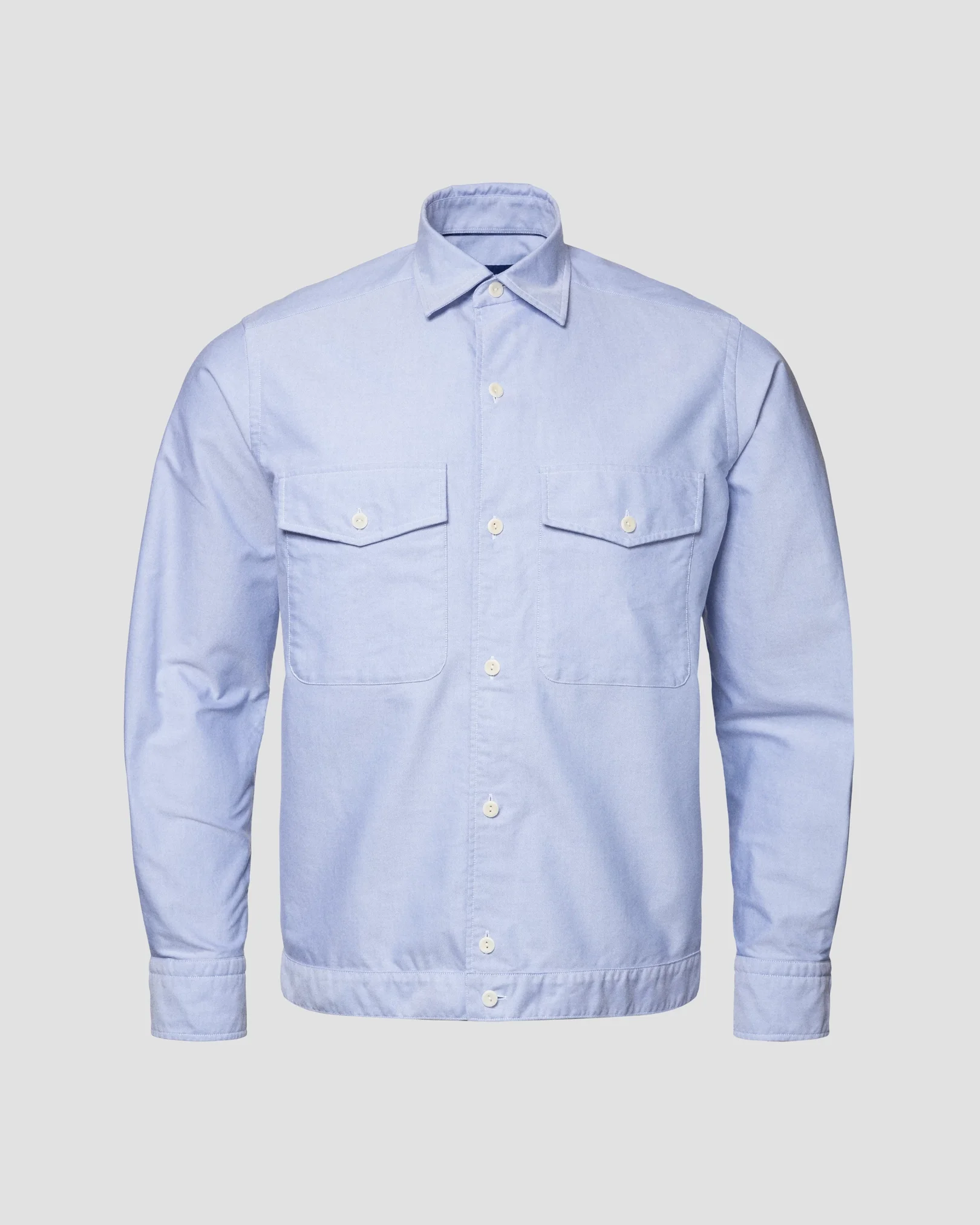 Eton - light blue oxford overshirt