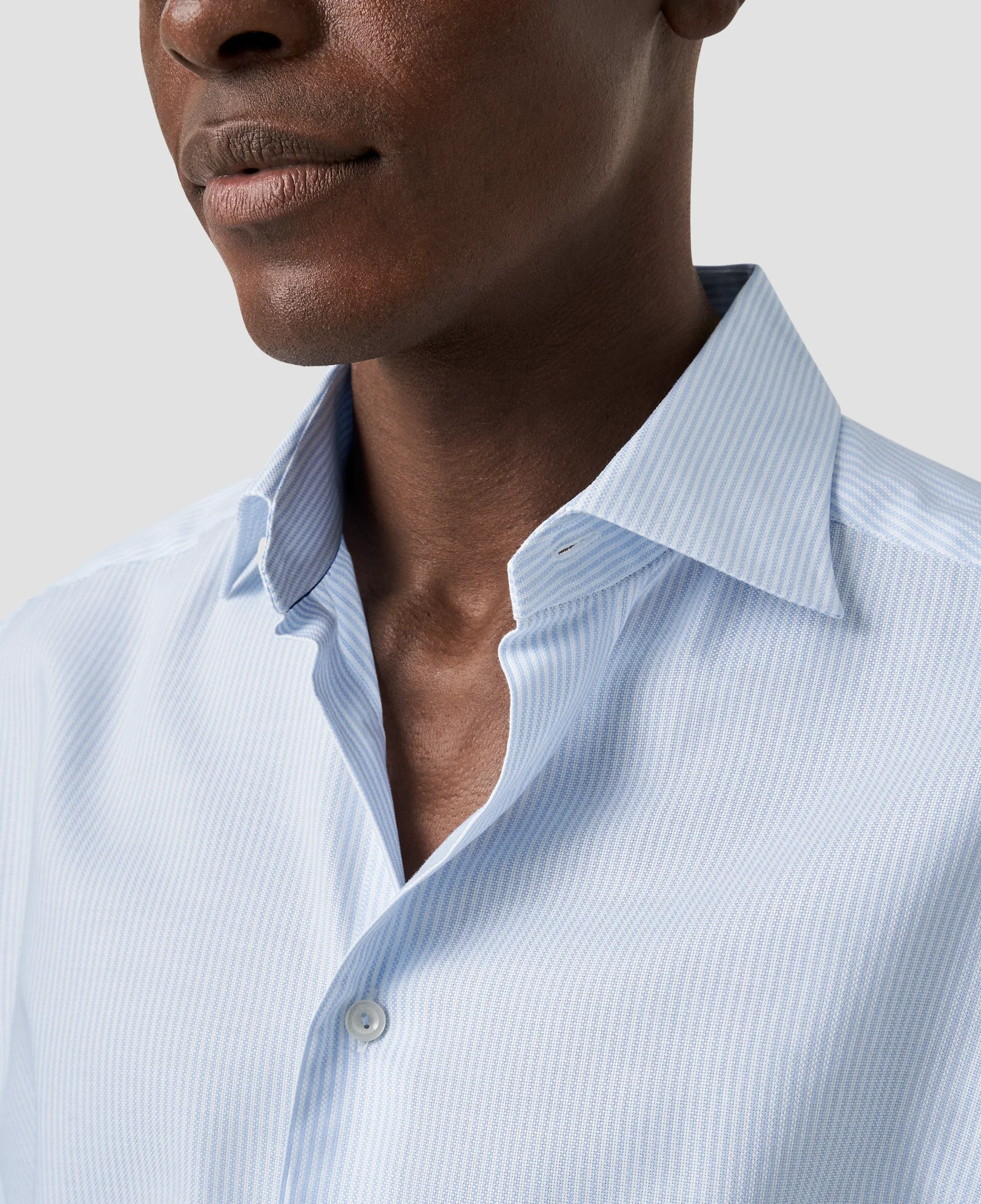 Eton - light blue high end lyocell shirt