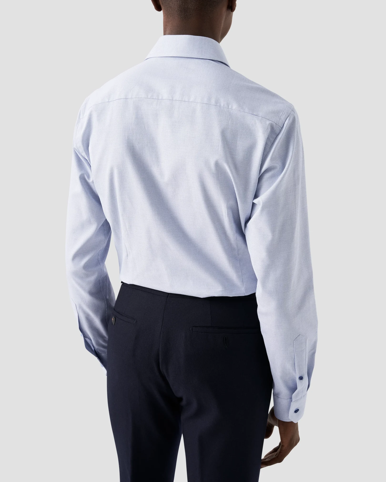 Eton - mid blue dobby