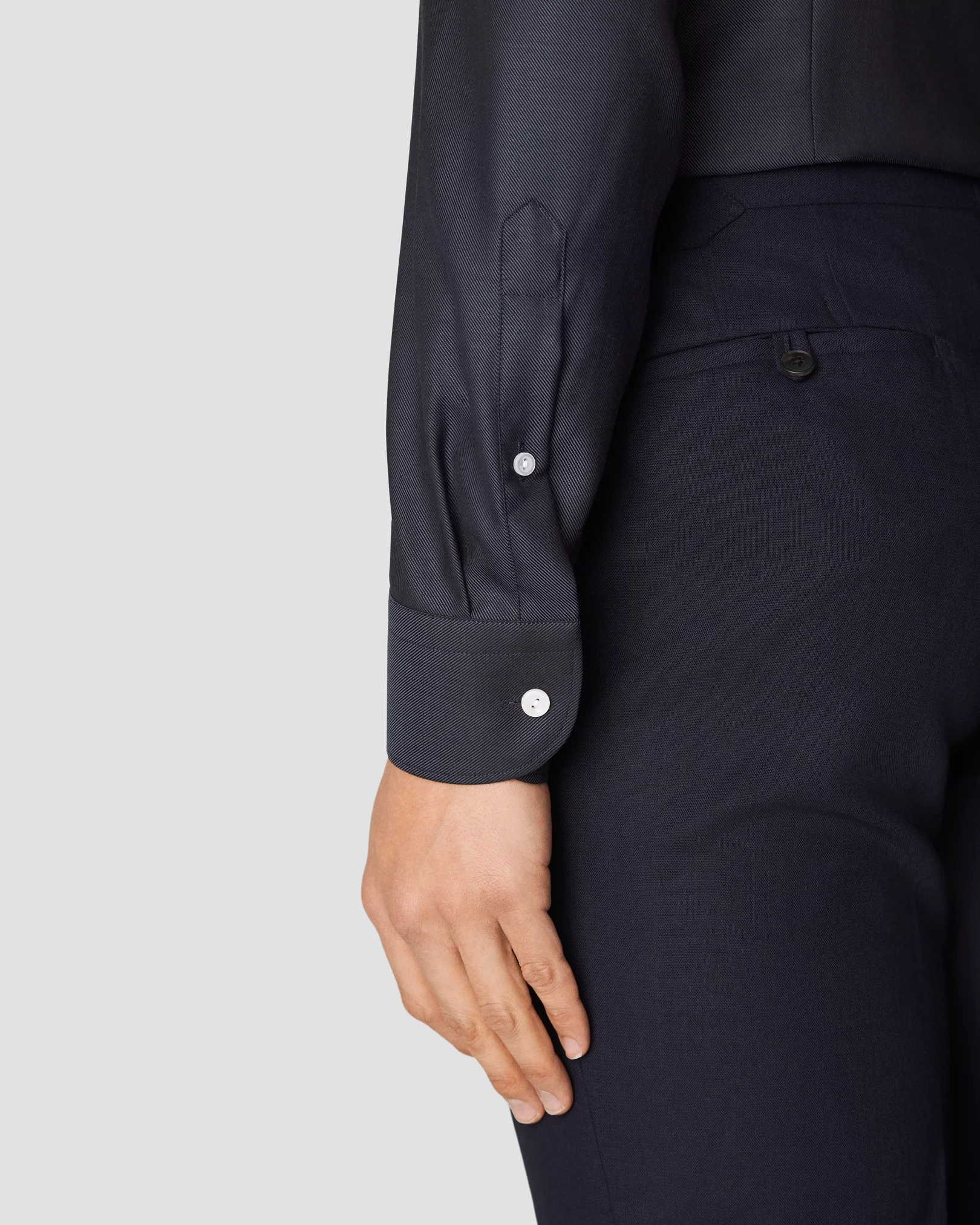 Eton - dark blue merino