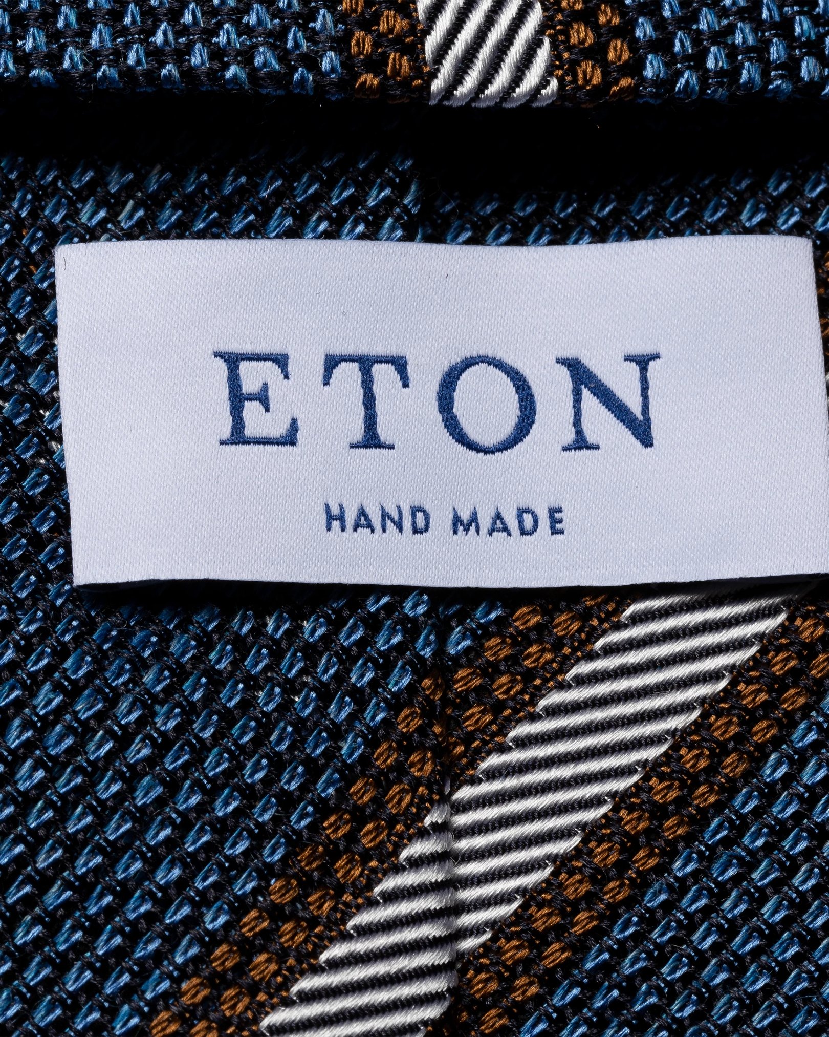 Eton - blue grenadine tie