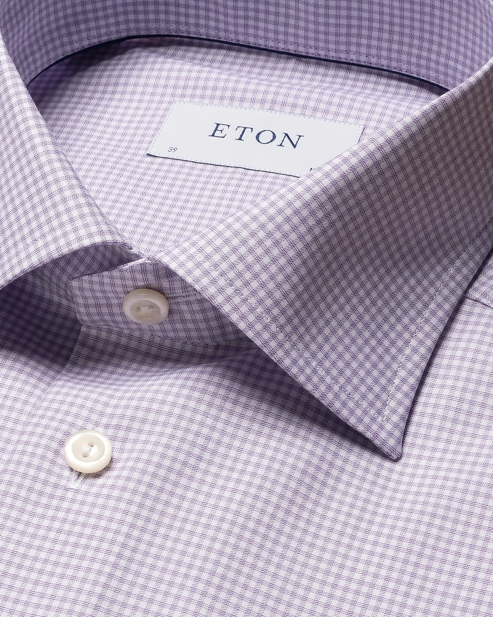 Eton - light purple twill cut away single contemporary