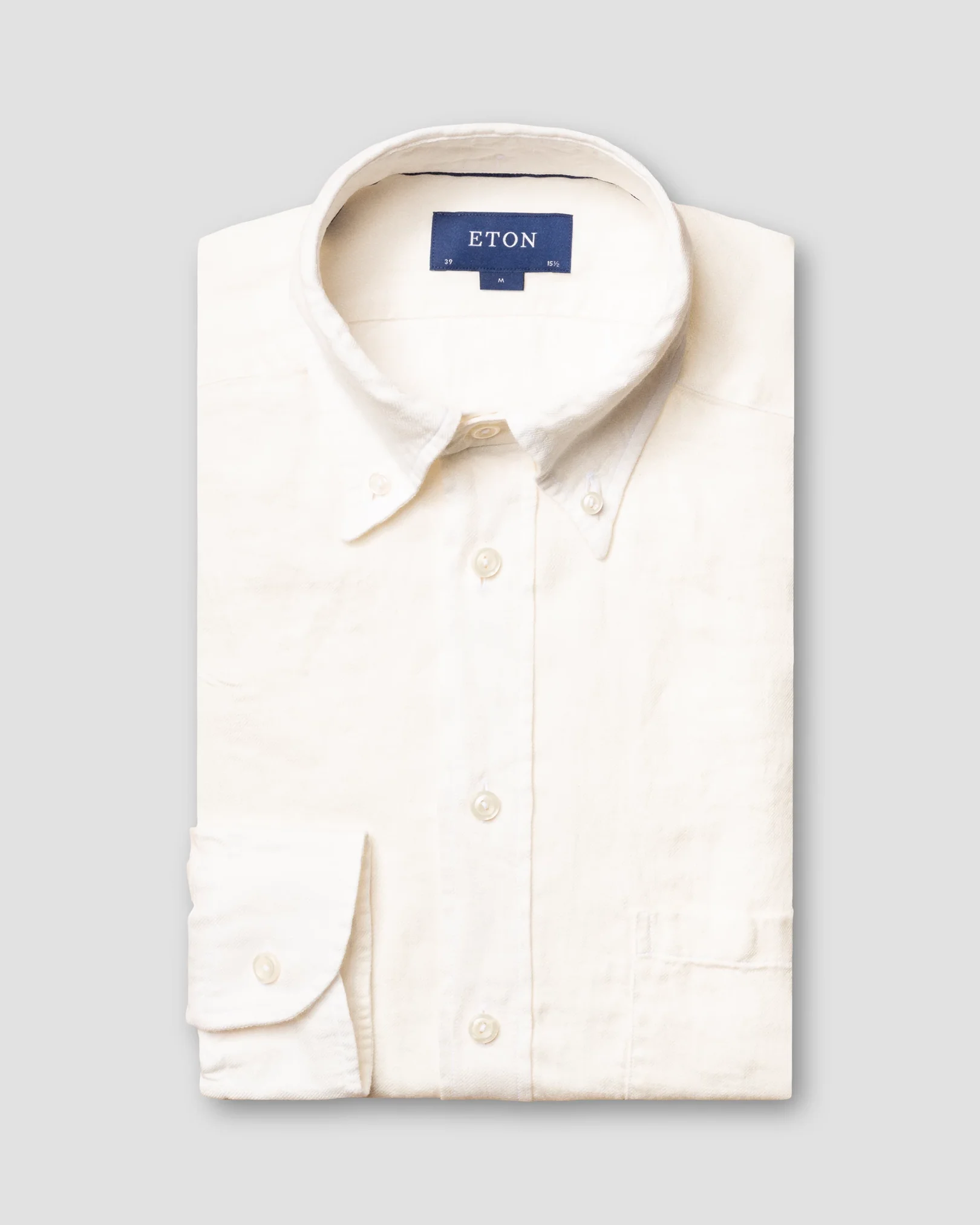 Eton - white luxe linen shirt