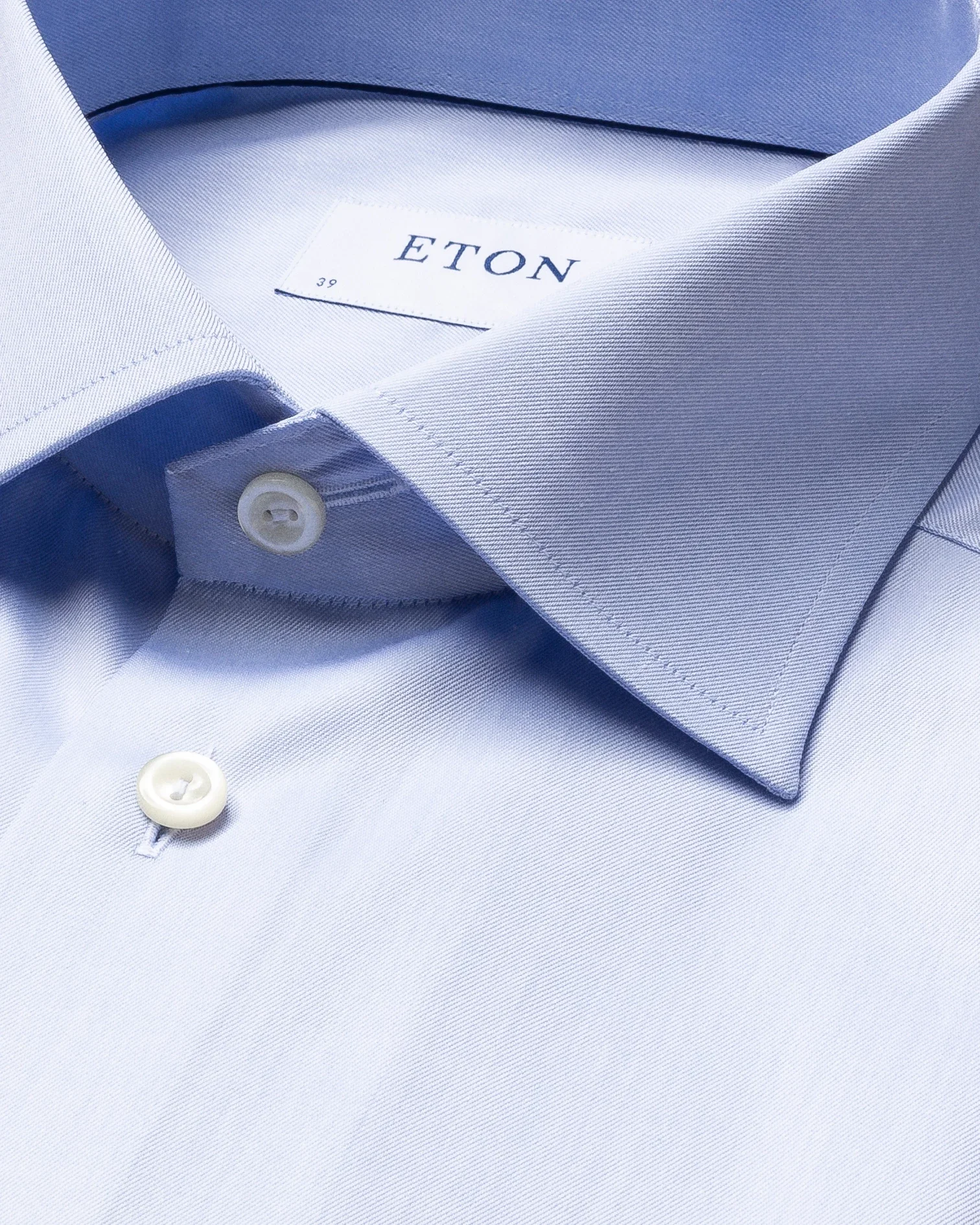 Eton - light blue french cuff shirt