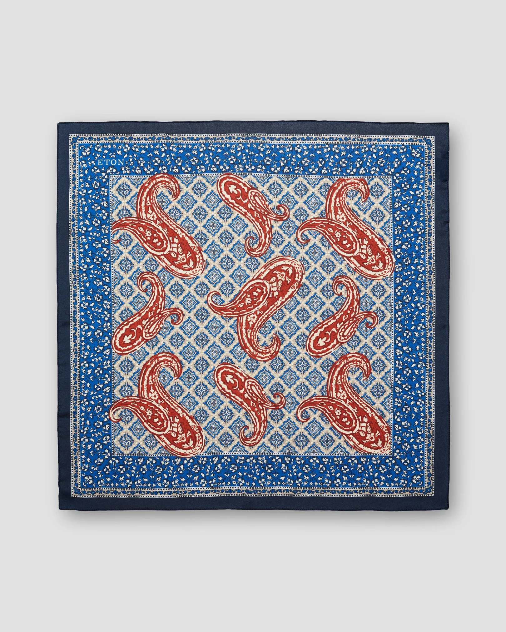 Eton - blue medallion paisley bandana