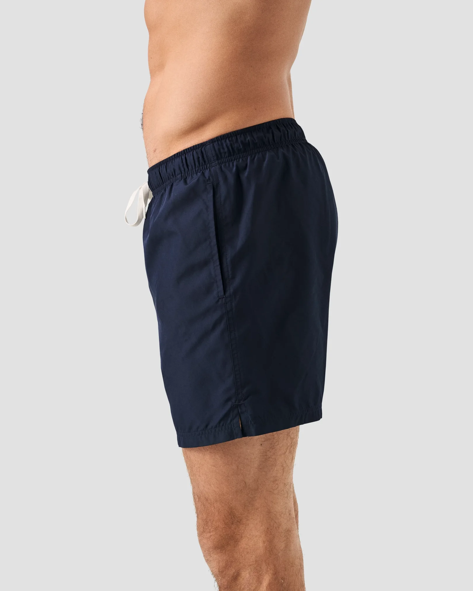 Eton - navy blue drawstring swim shorts
