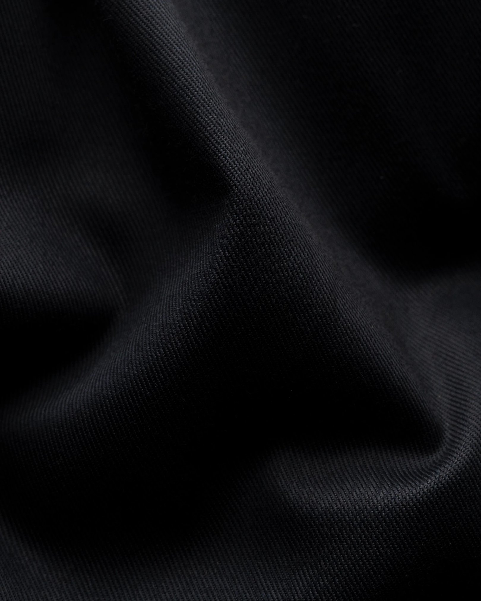Eton - black twill stretch shirt