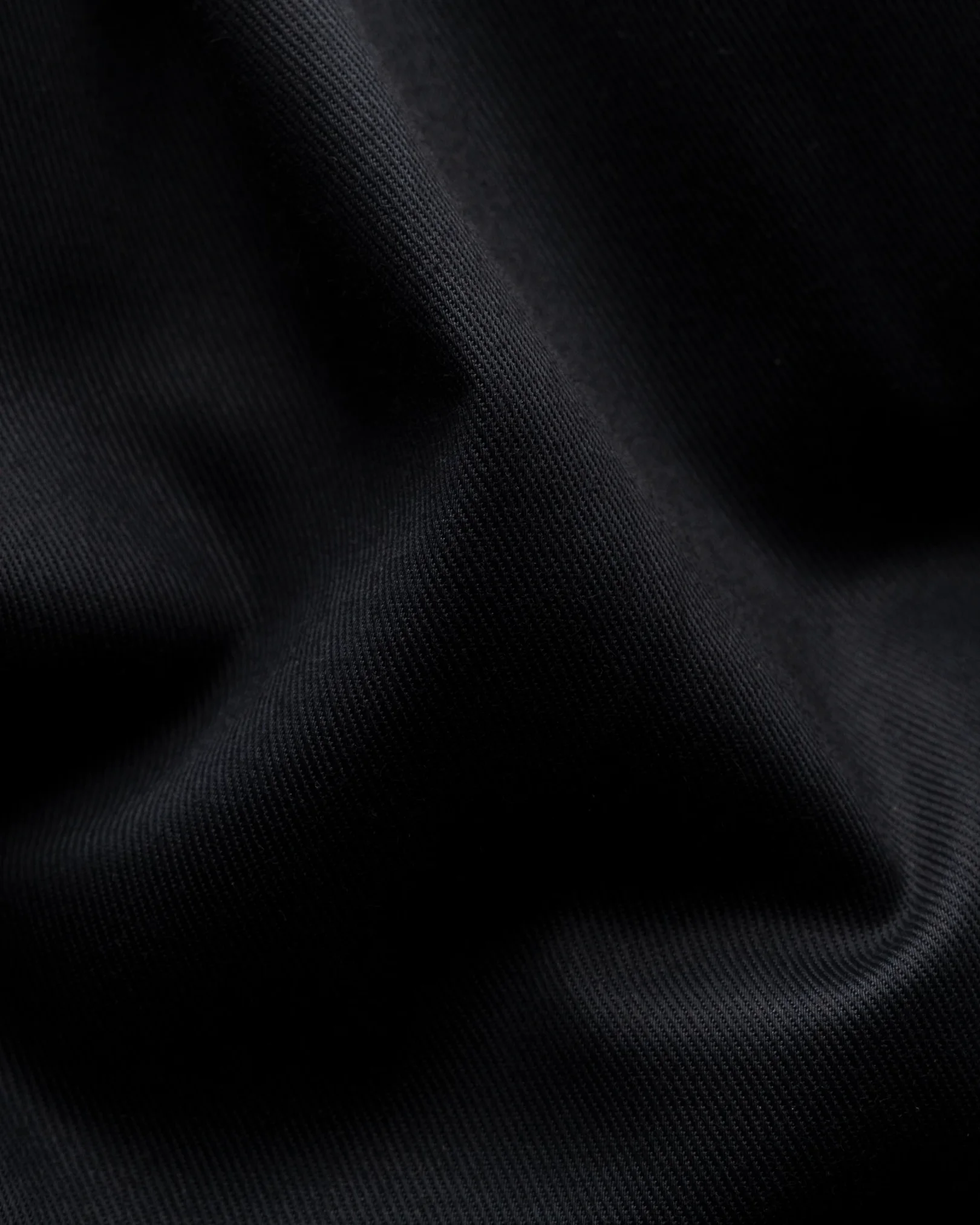 Eton - black twill stretch shirt