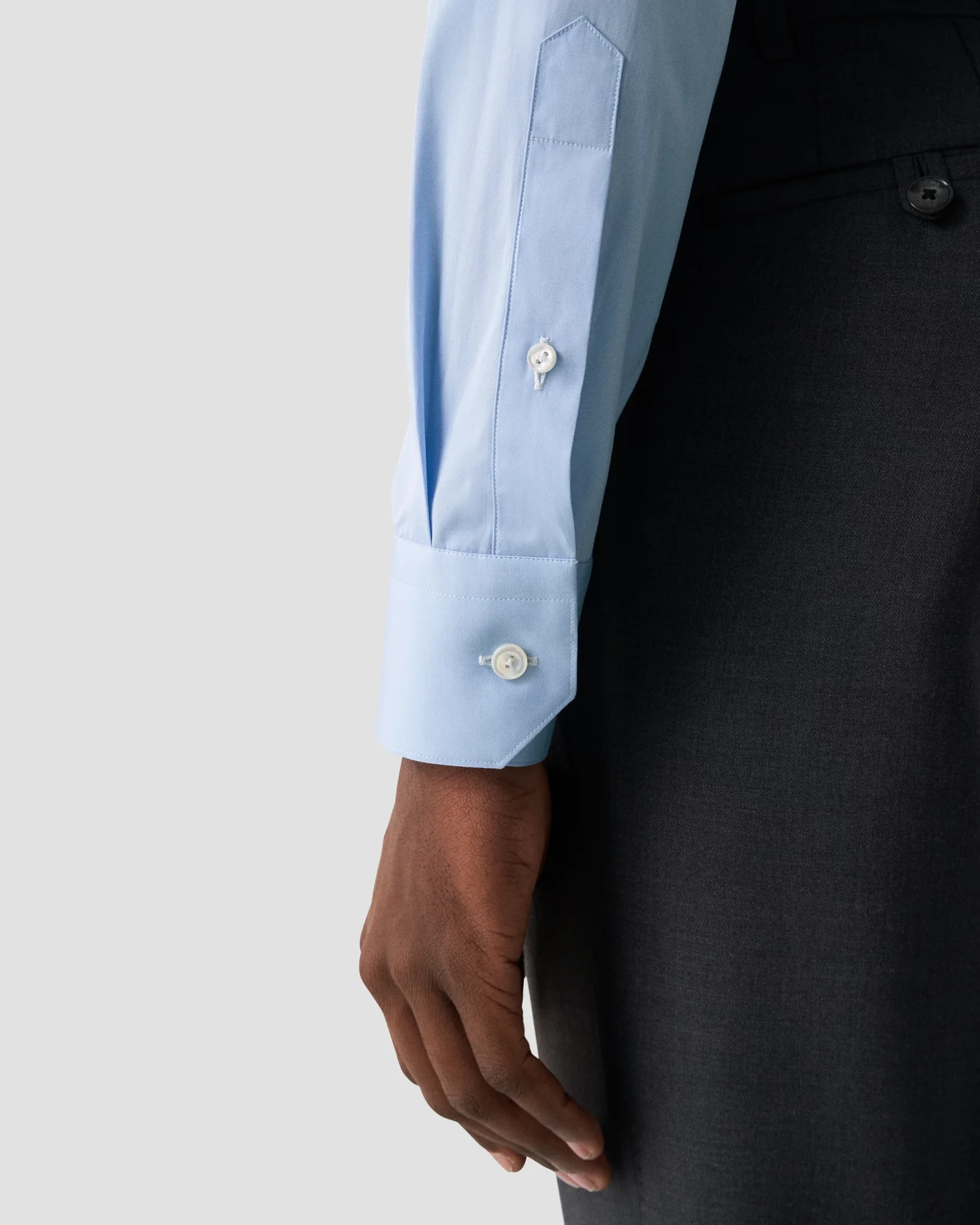 Eton - light blue downing cut away