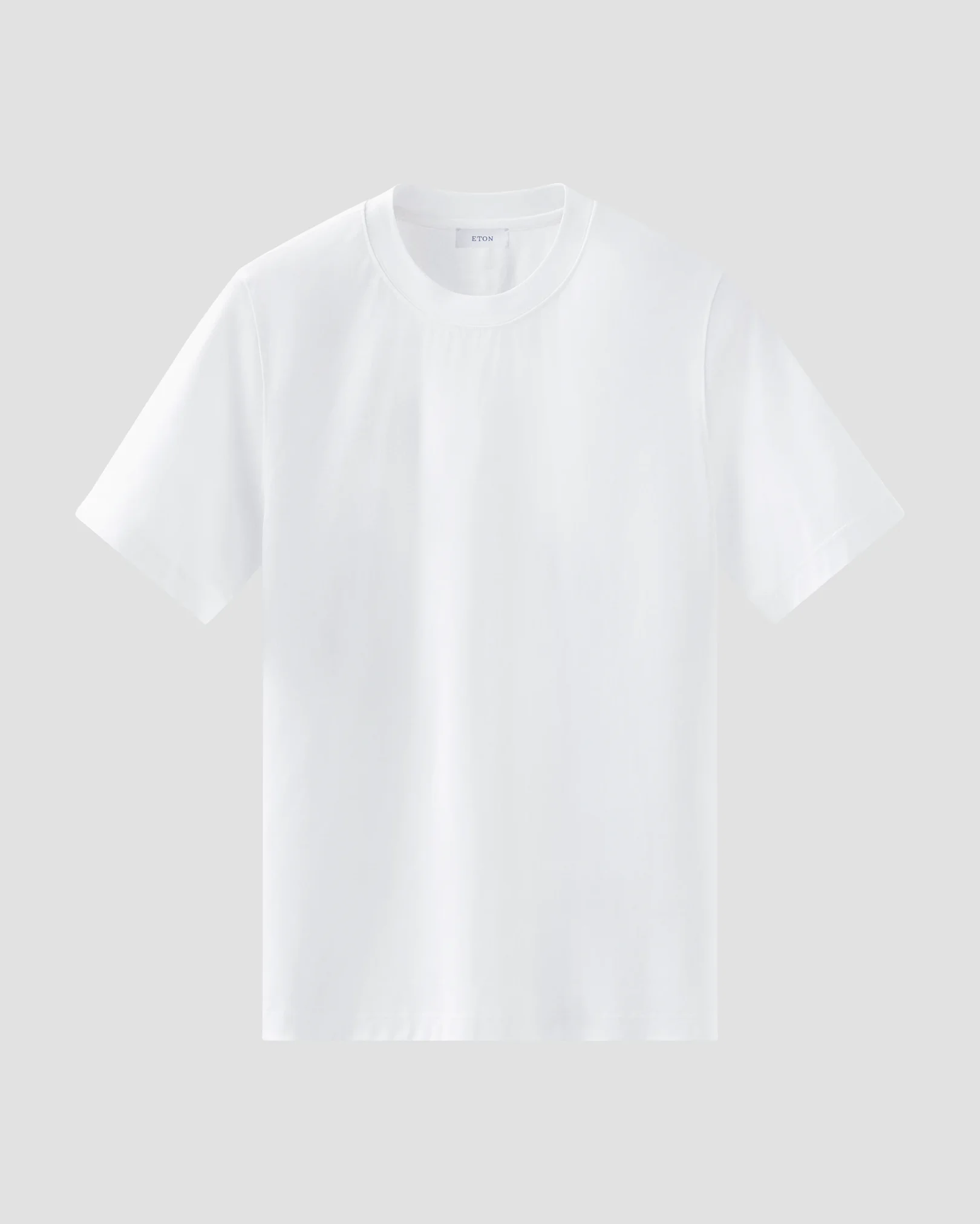 Eton - T-Shirt aus einfarbigem Filo di Scozia