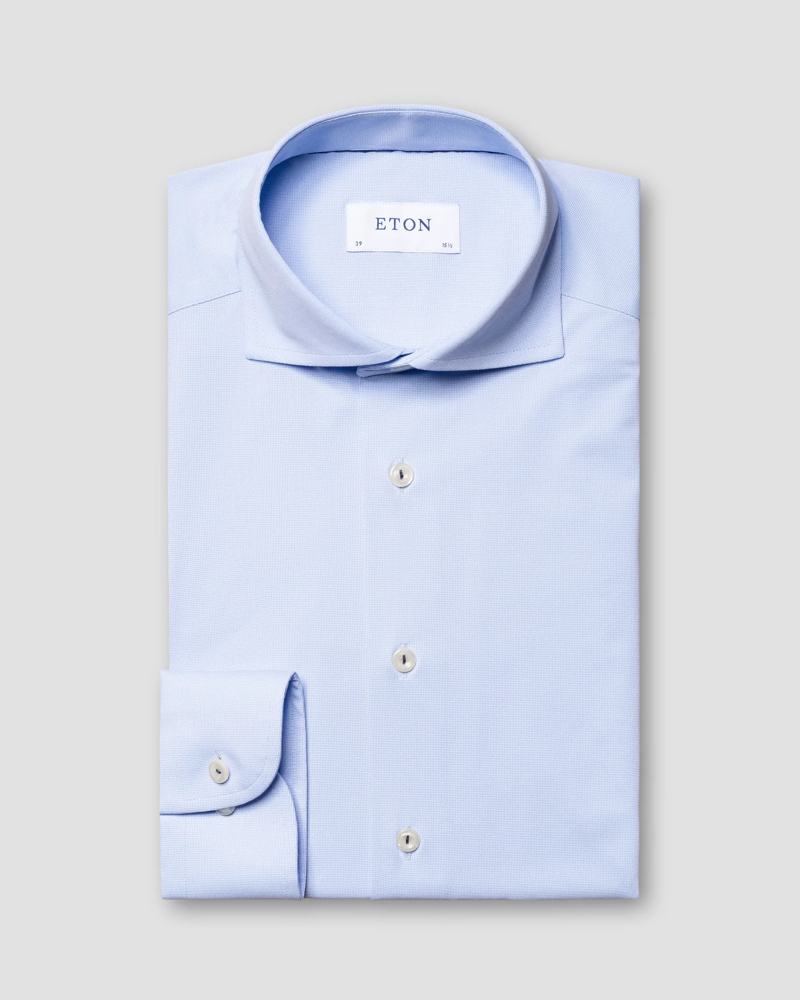 Eton - solid light blue 4 way stretch