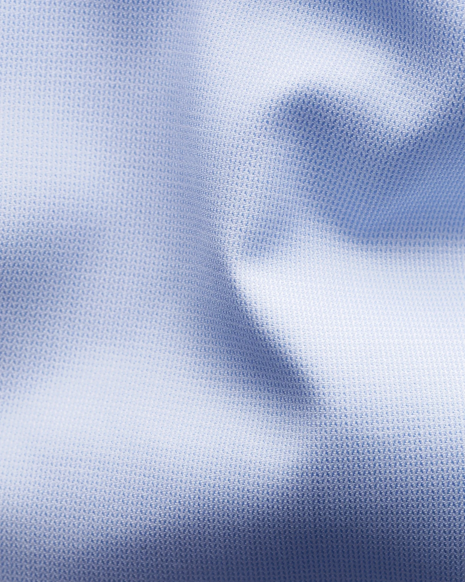 Eton - light blue signature twill semi solid