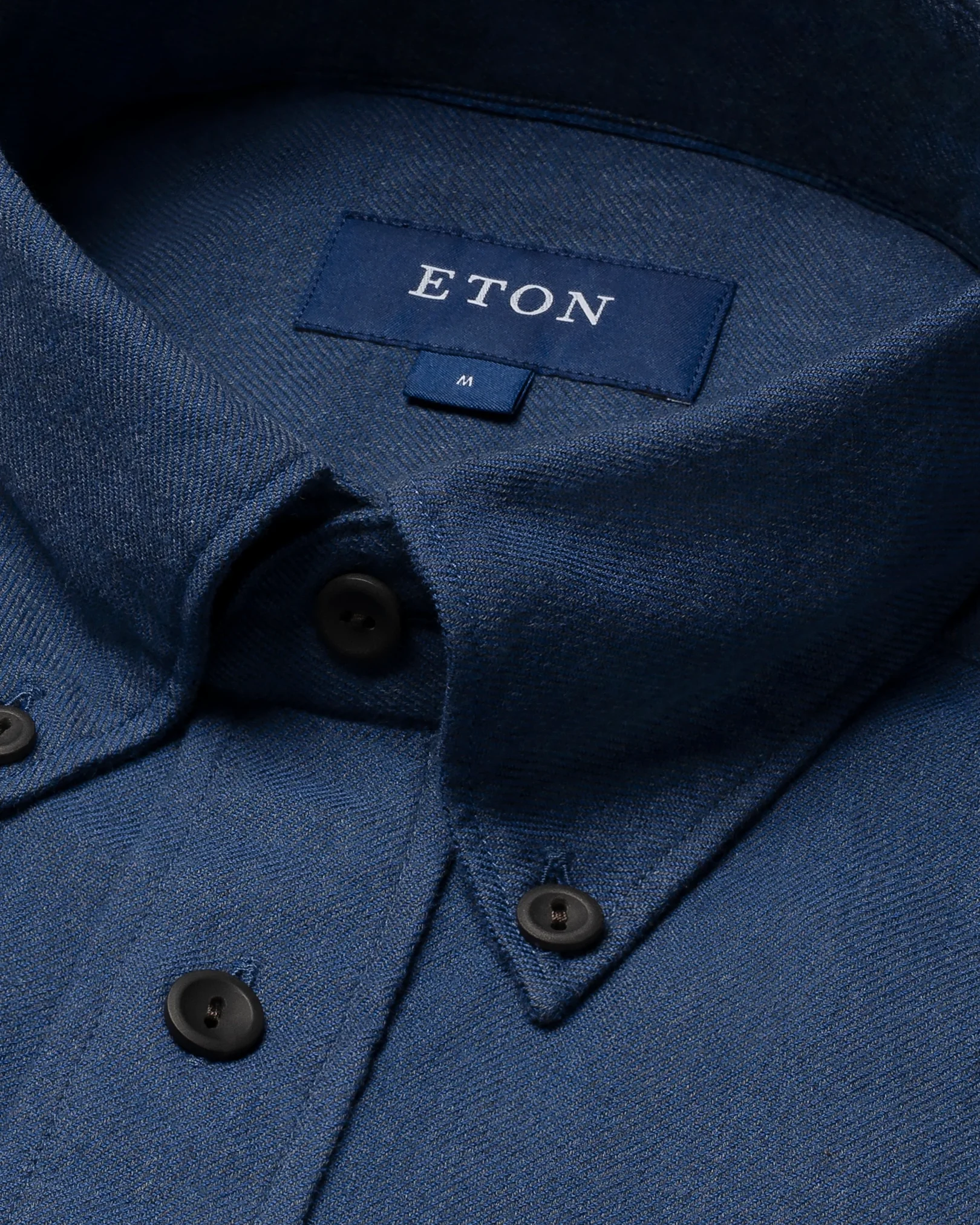 Eton - navy flanell shirt