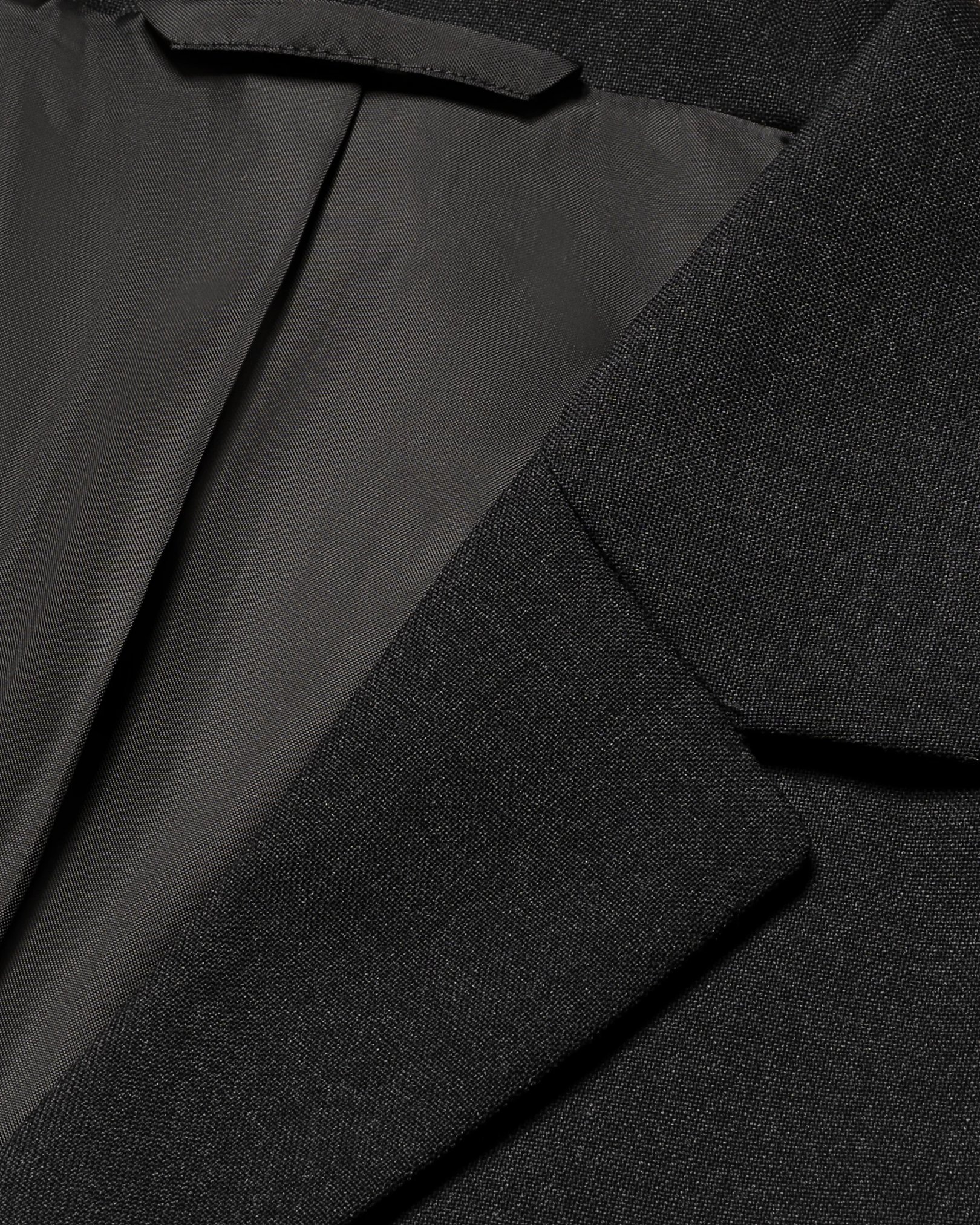 Eton - dark grey turndown collar overshirt