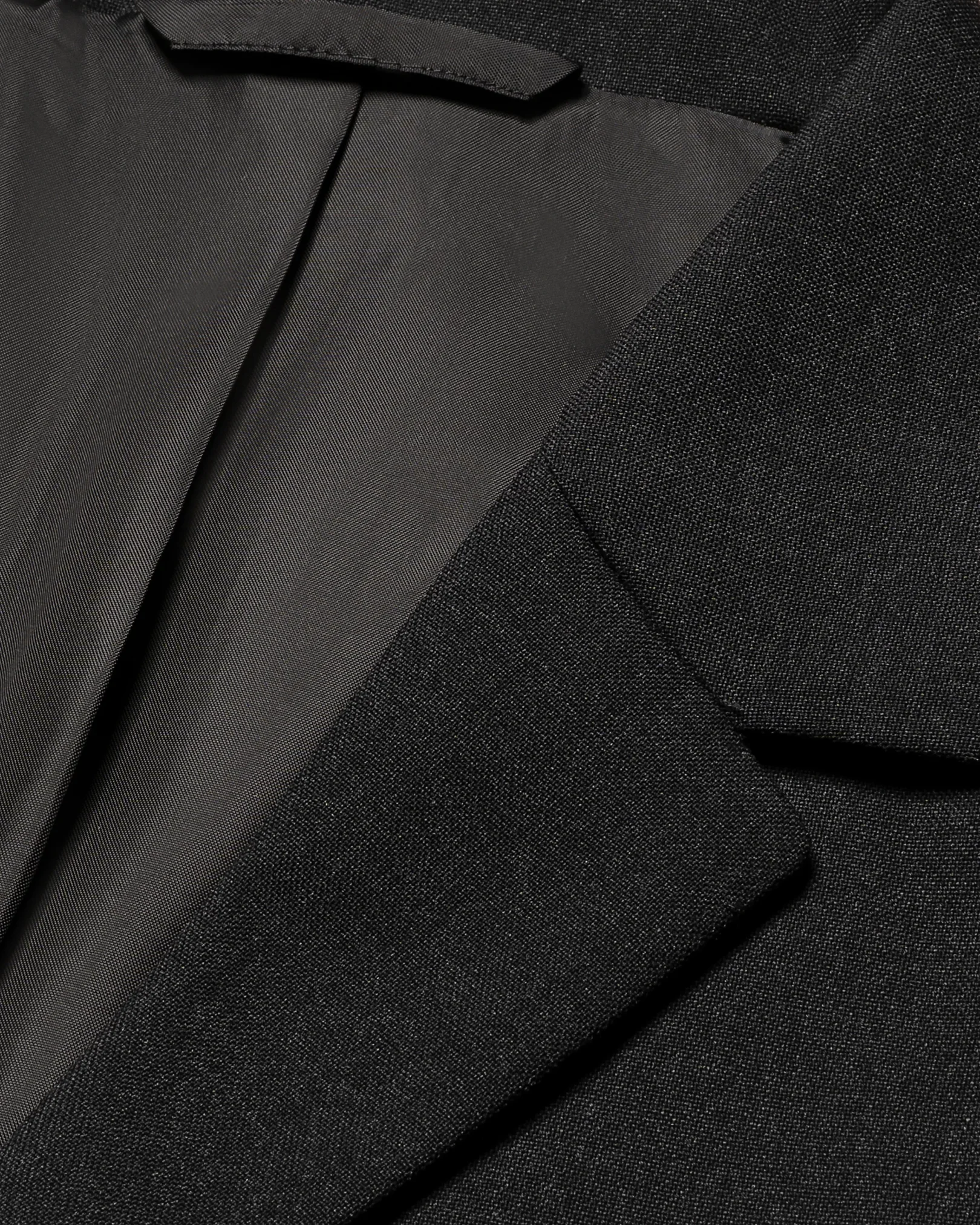 Eton - dark grey turndown collar overshirt