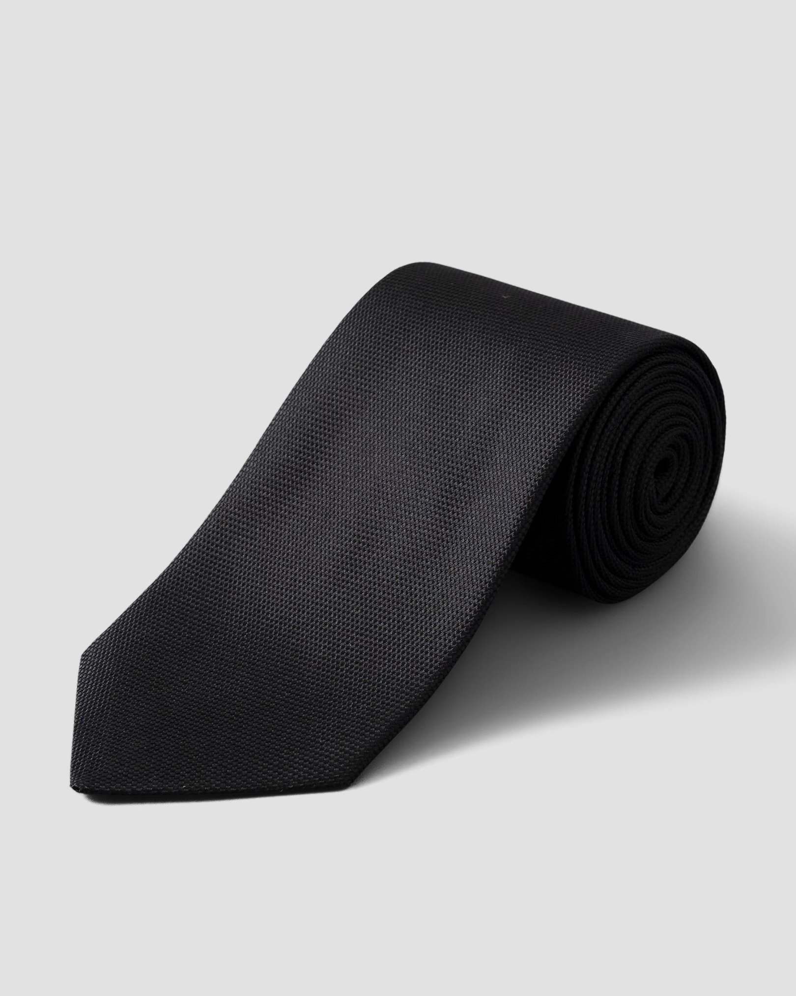 Eton - Black Basketweave Tie