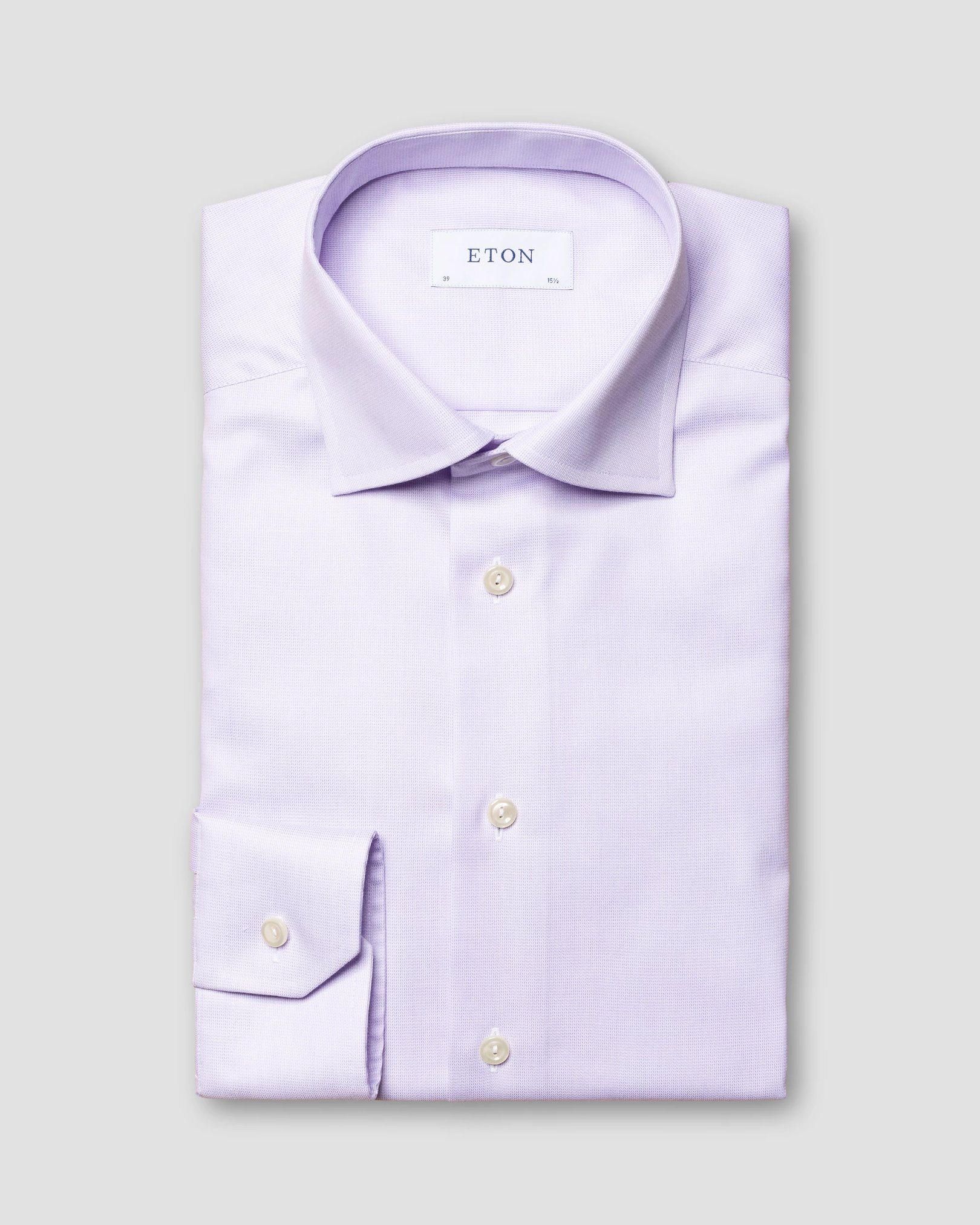 Eton - light purple signature twill semi solid