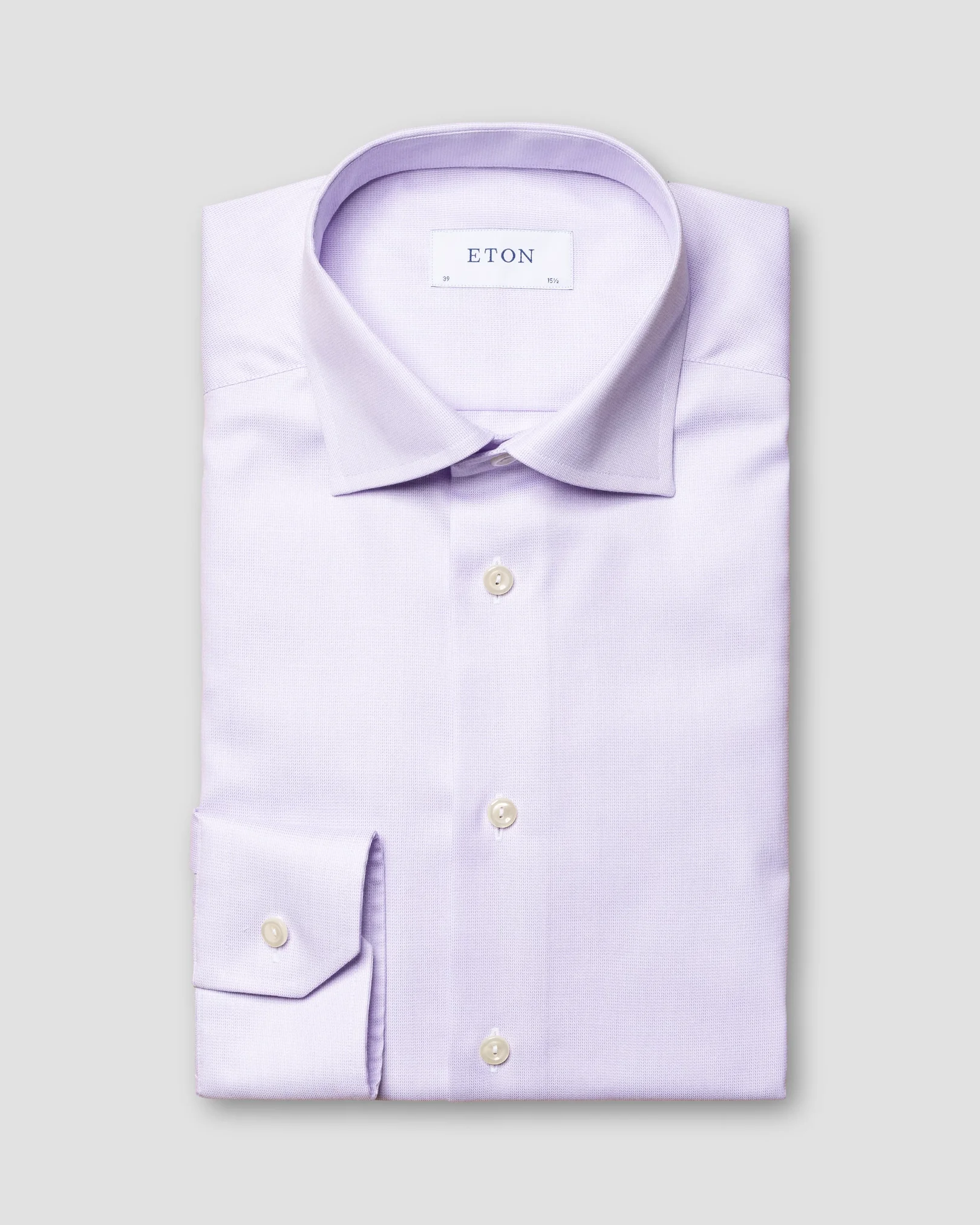 Eton - light purple signature twill semi solid