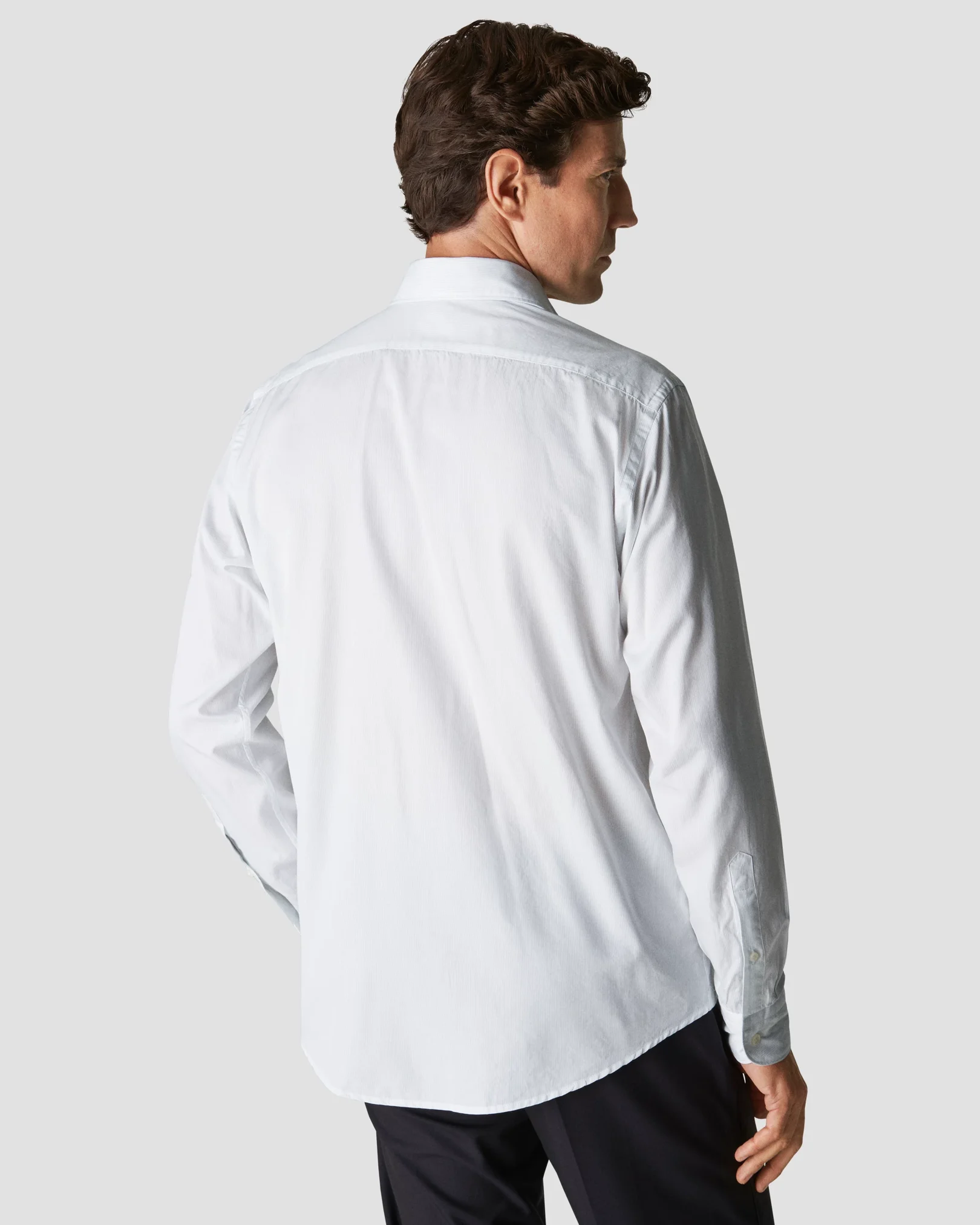 Eton - light blue twill widespread