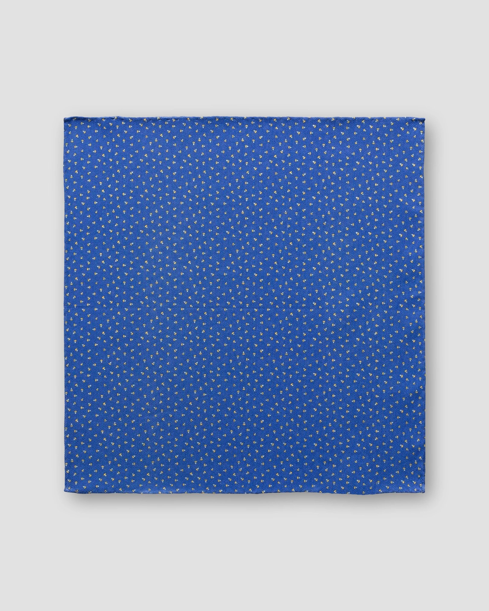 Eton - dark blue micro print cotton pocket square