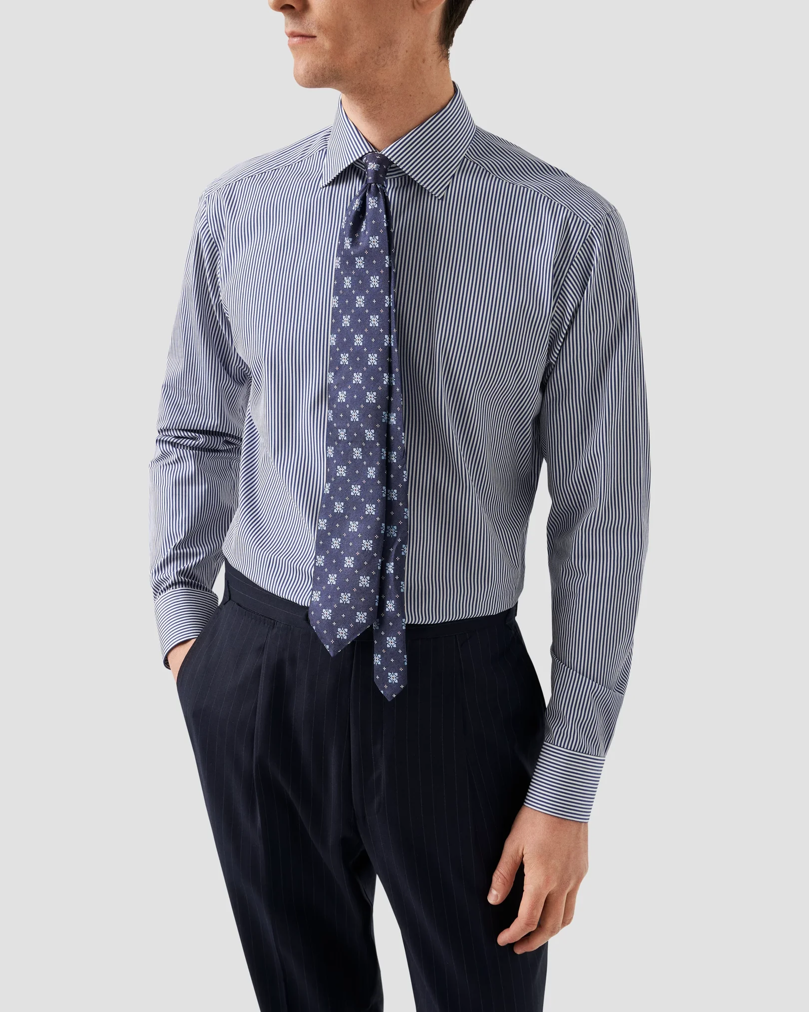 Eton - elevated poplin shirt