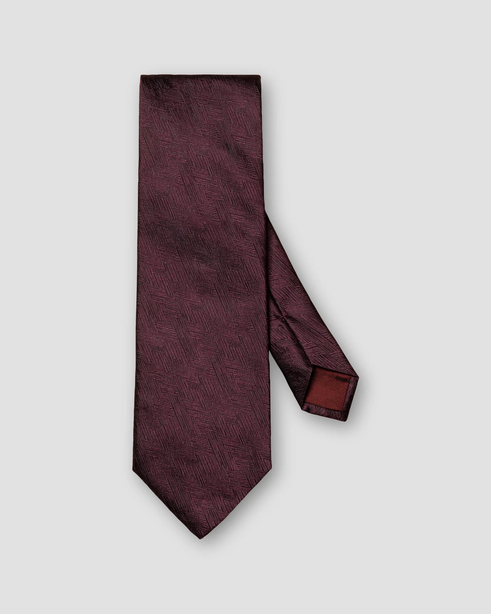Eton - dark purple silktie