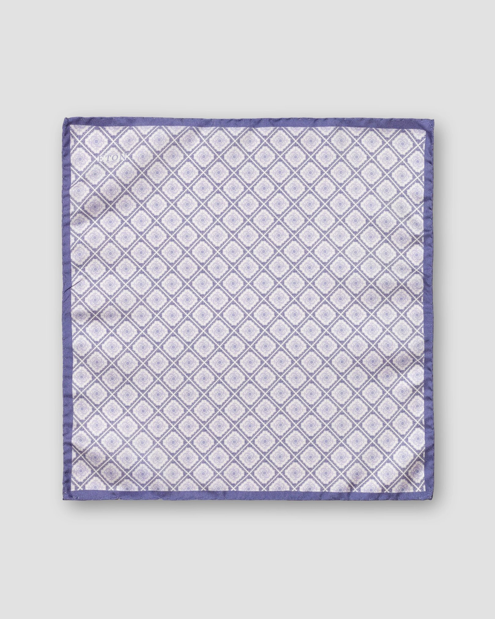 Eton - mid purplepocket square