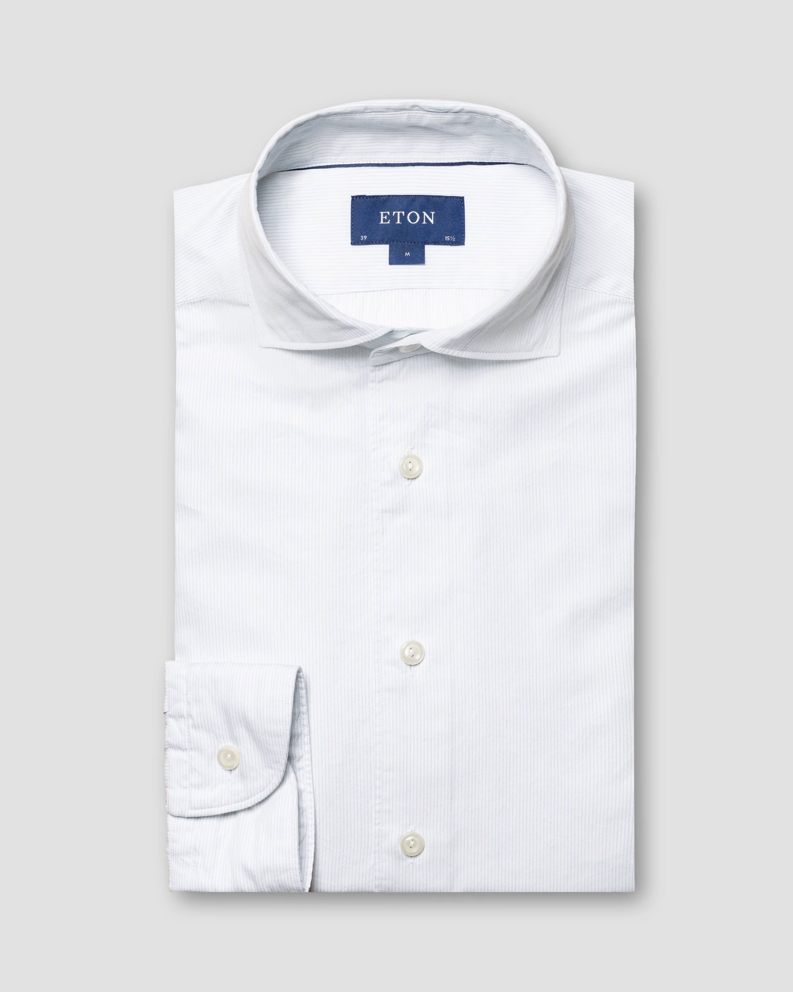 Eton - light blue twill widespread