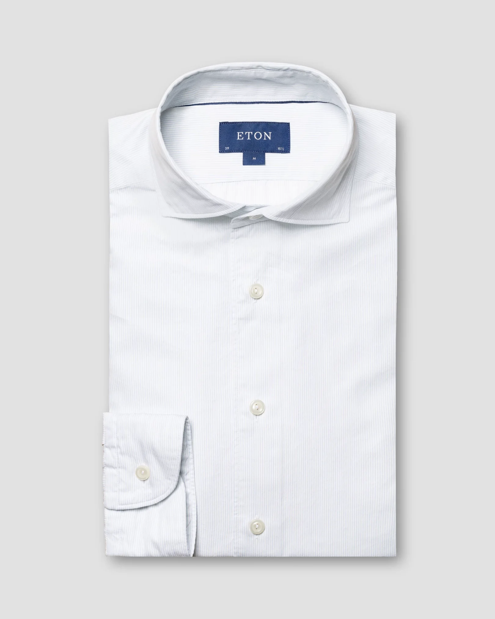 Eton - light blue twill widespread