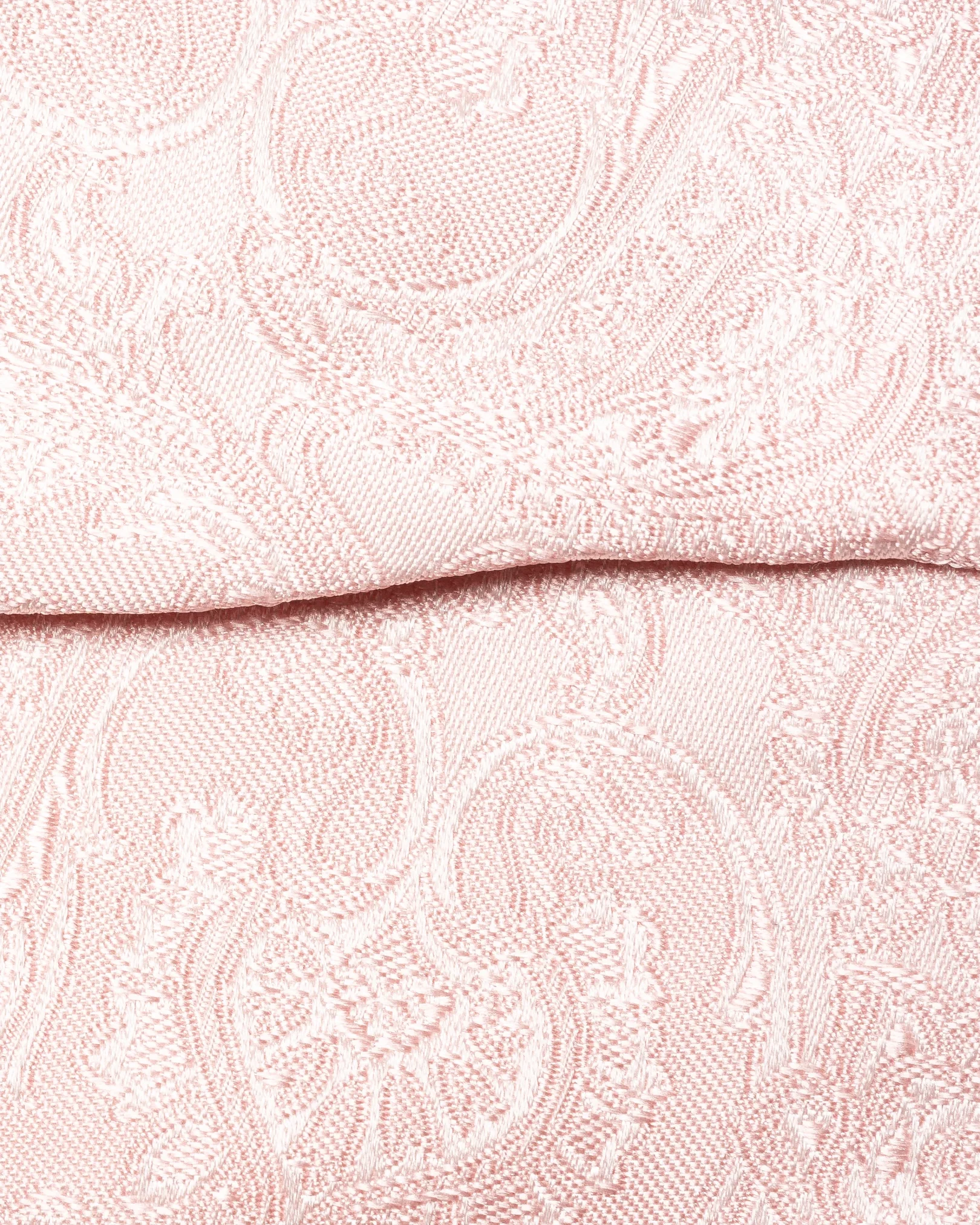 Eton - Pink Paisley Woven Silk Bow Tie - Self Tie
