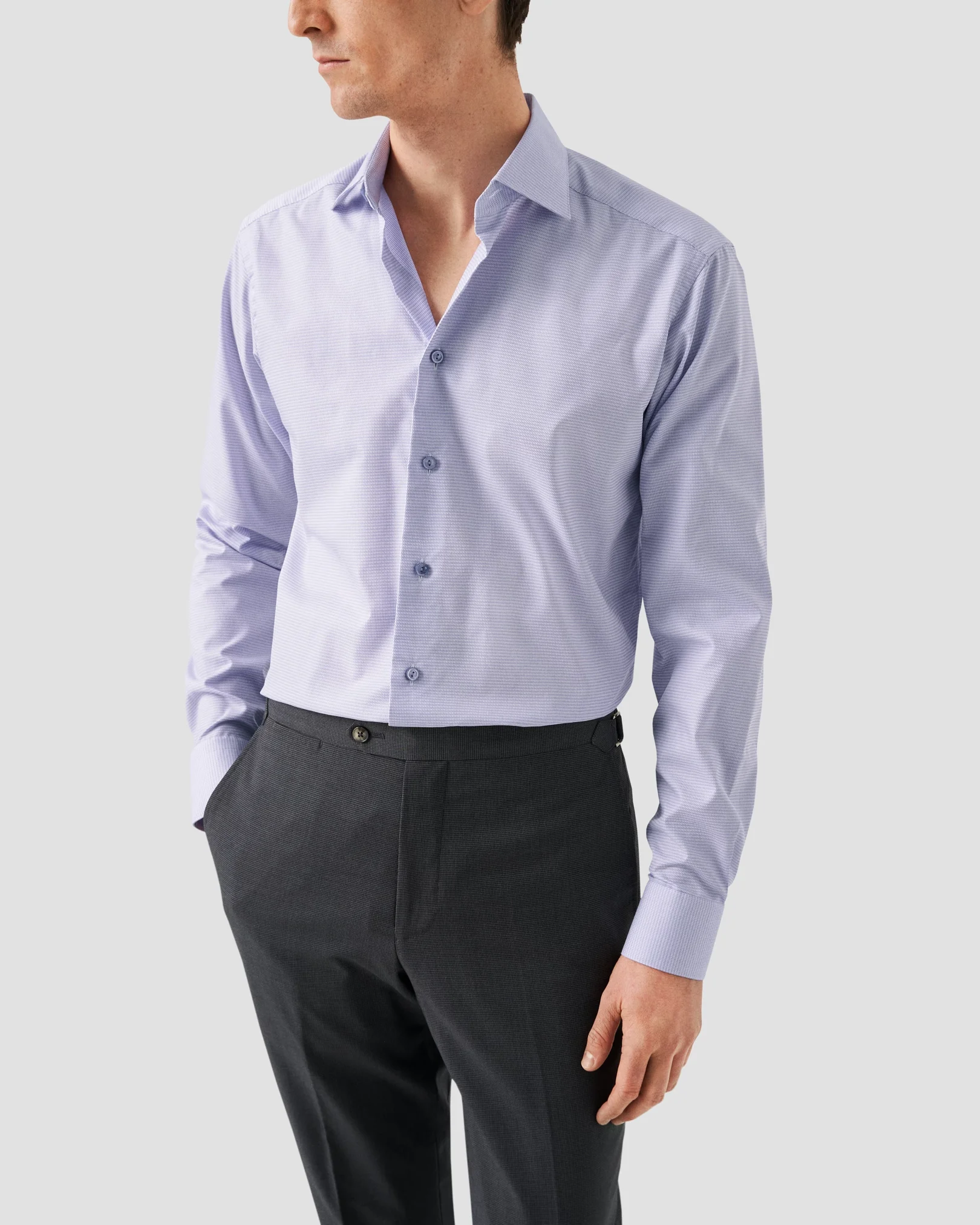 Eton - light purple piquet