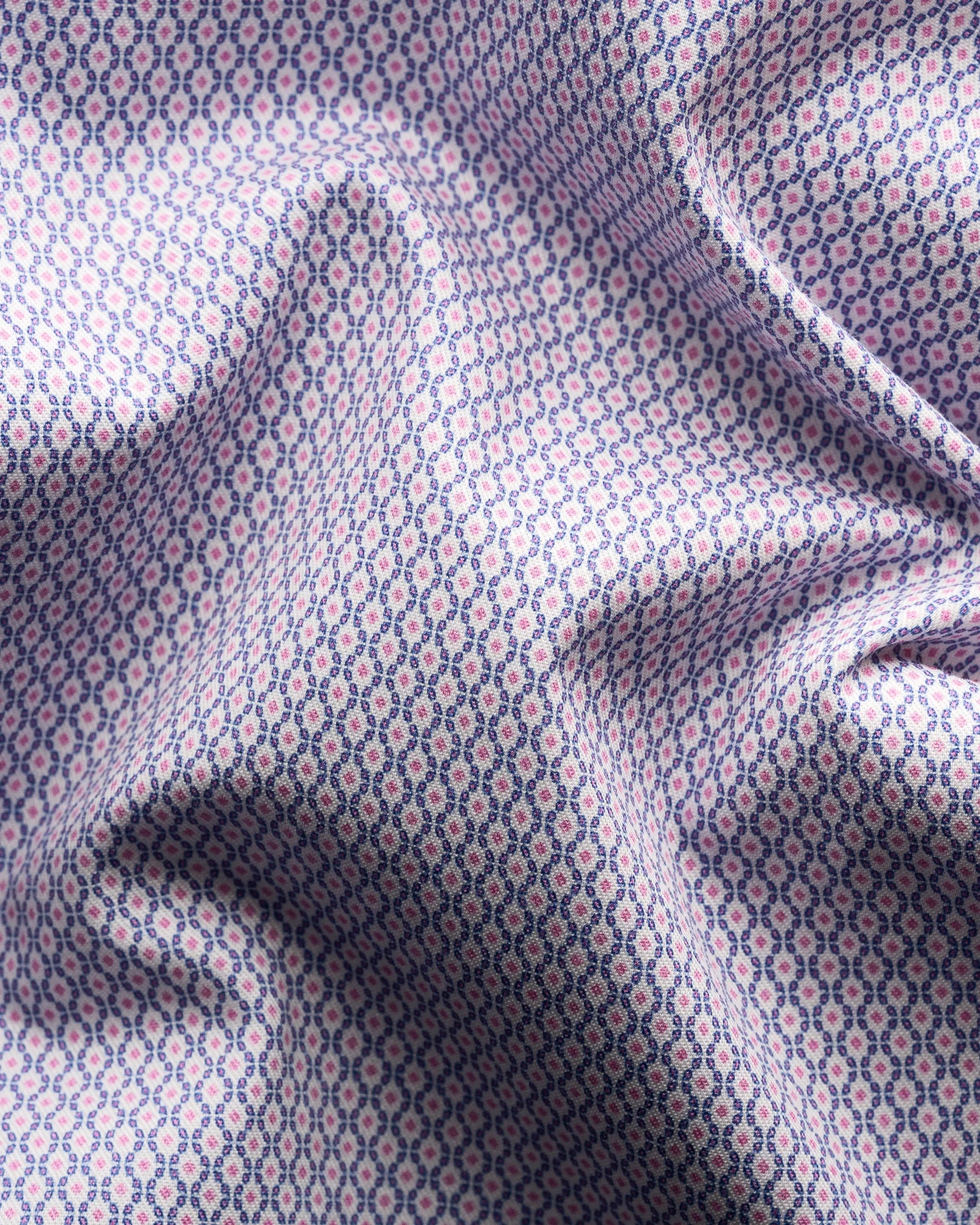 Eton - pink micro print signature twill shirt