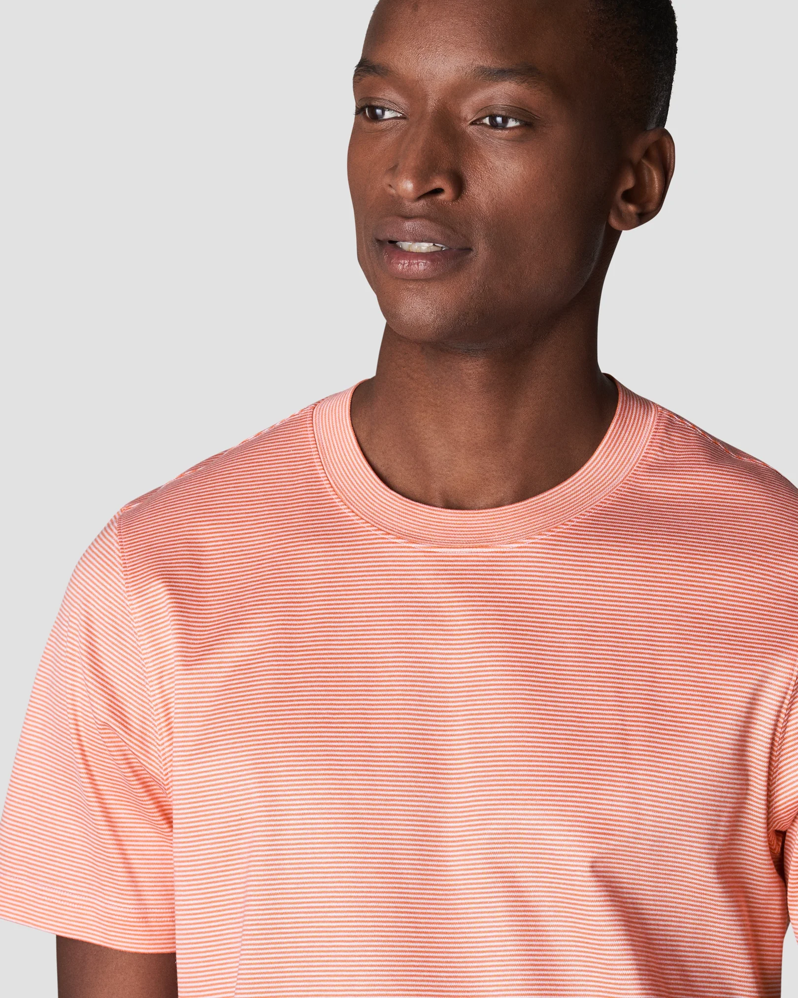 Eton - pink interlock t shirt